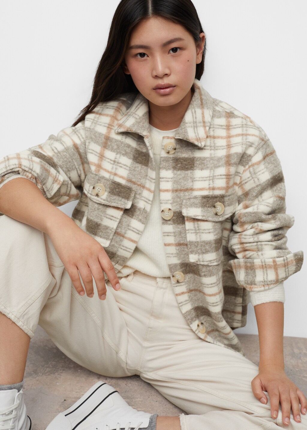 Checked overshirt - Details of the article 2