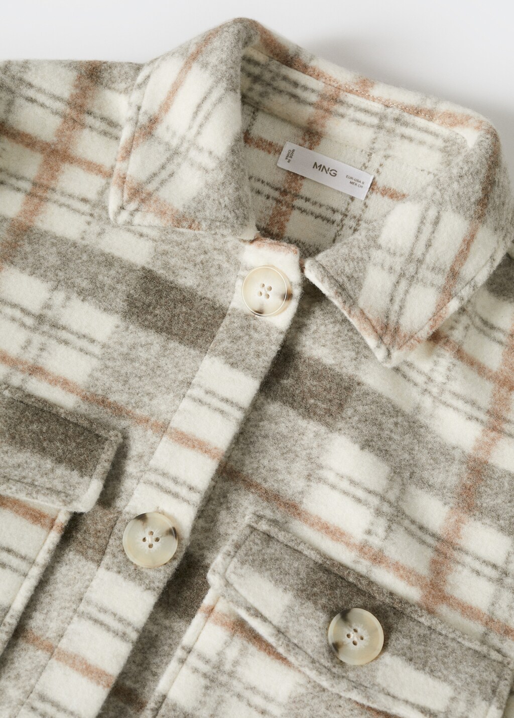 Checked overshirt - Details of the article 8