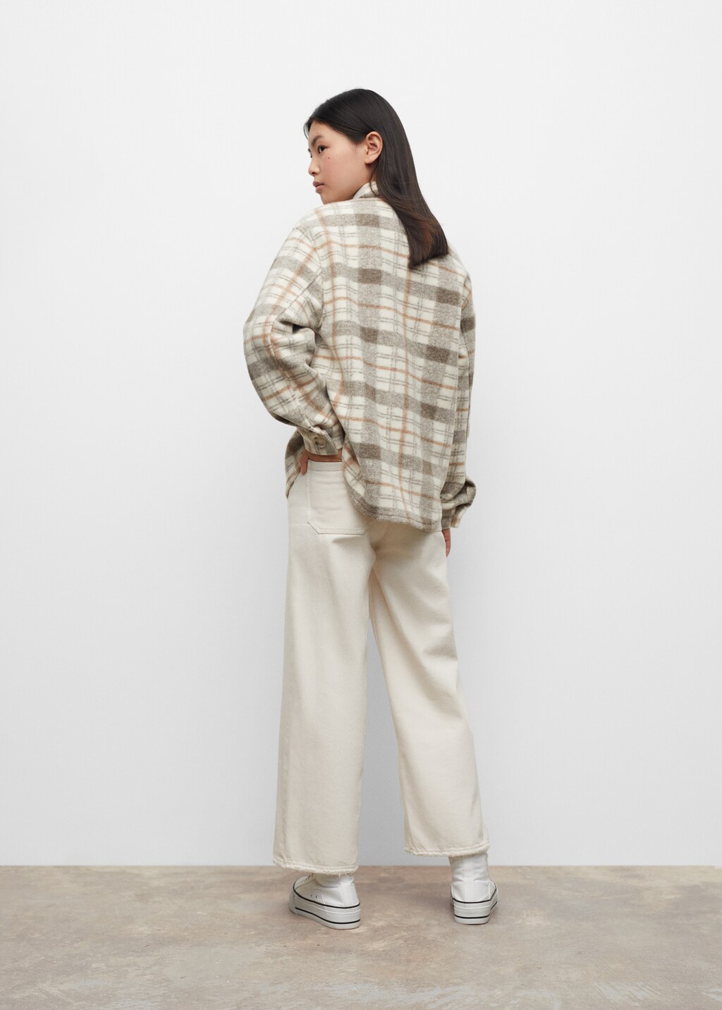 Checked overshirt - Reverse of the article