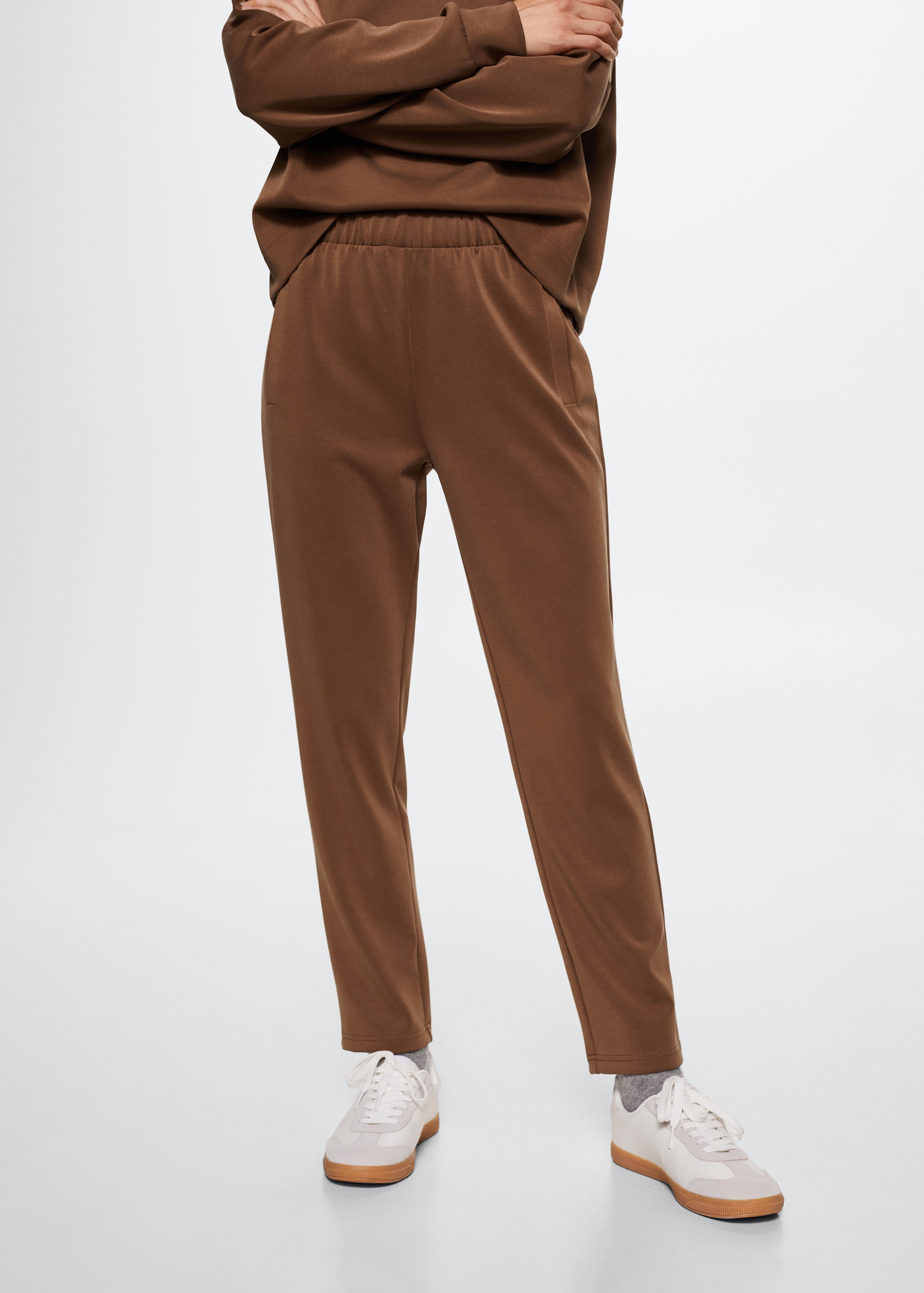 Pocket jogger trousers - Medium plane