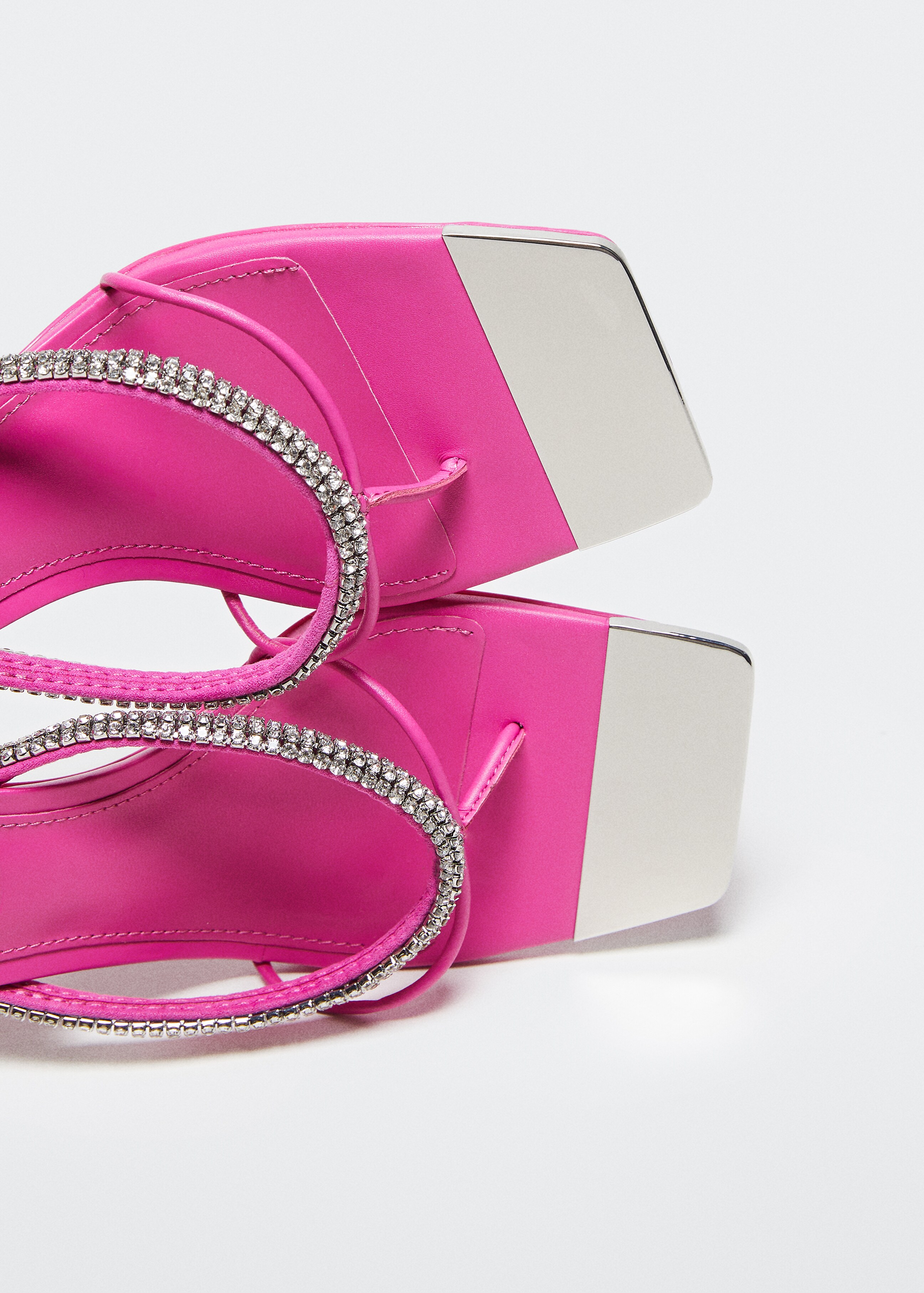 Heeled sandal with strass strap - Details of the article 2