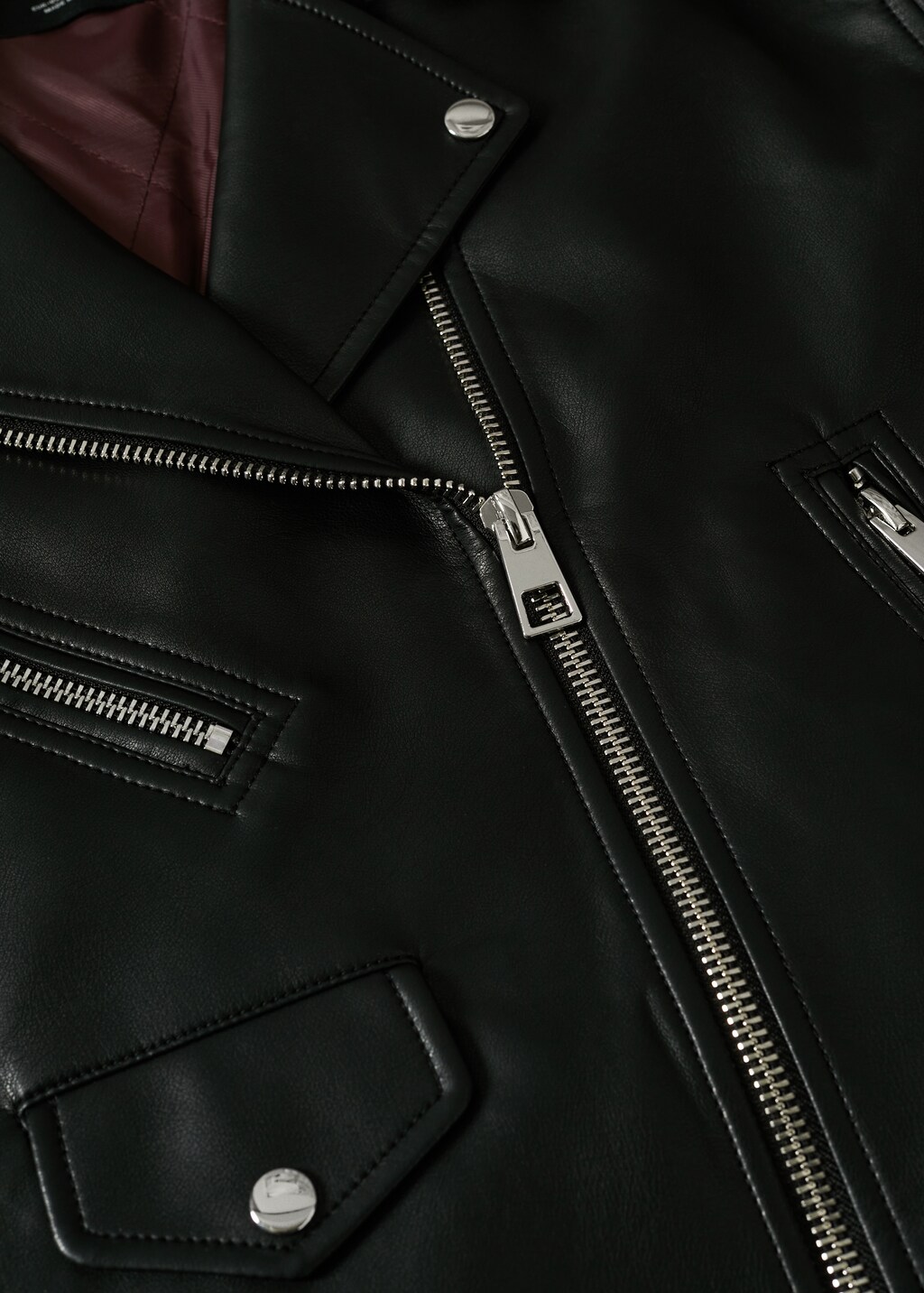 Zipped biker jacket - Details of the article 8