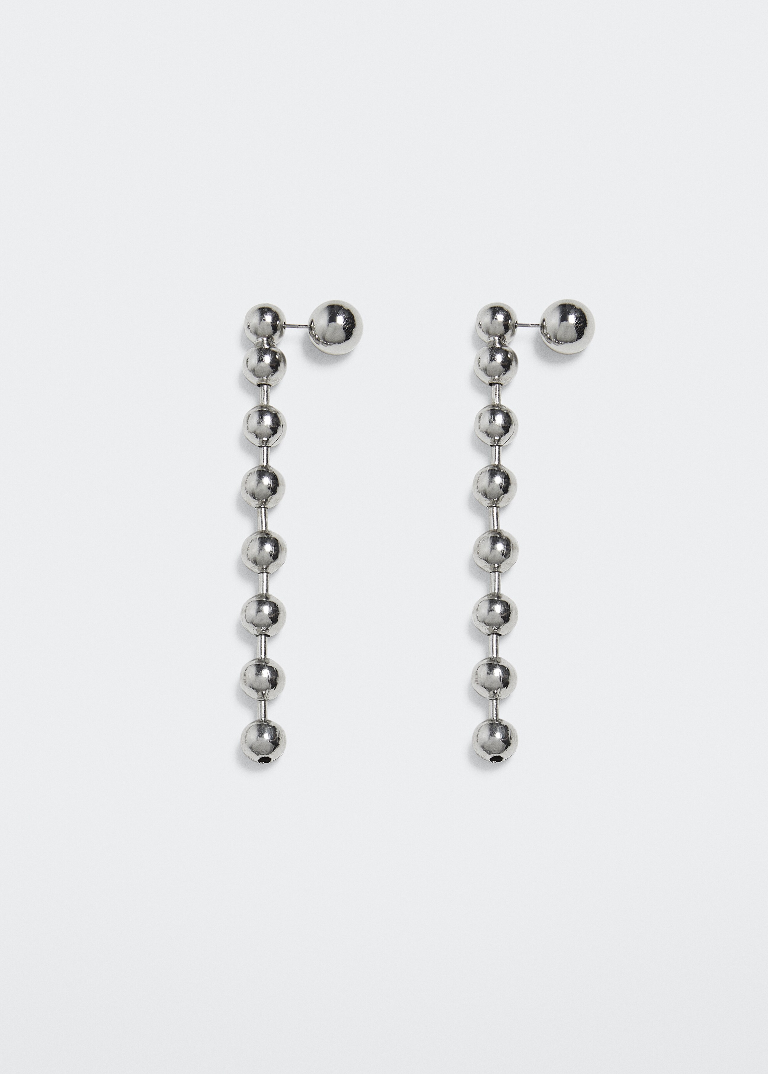 Metal bead earrings - Article without model