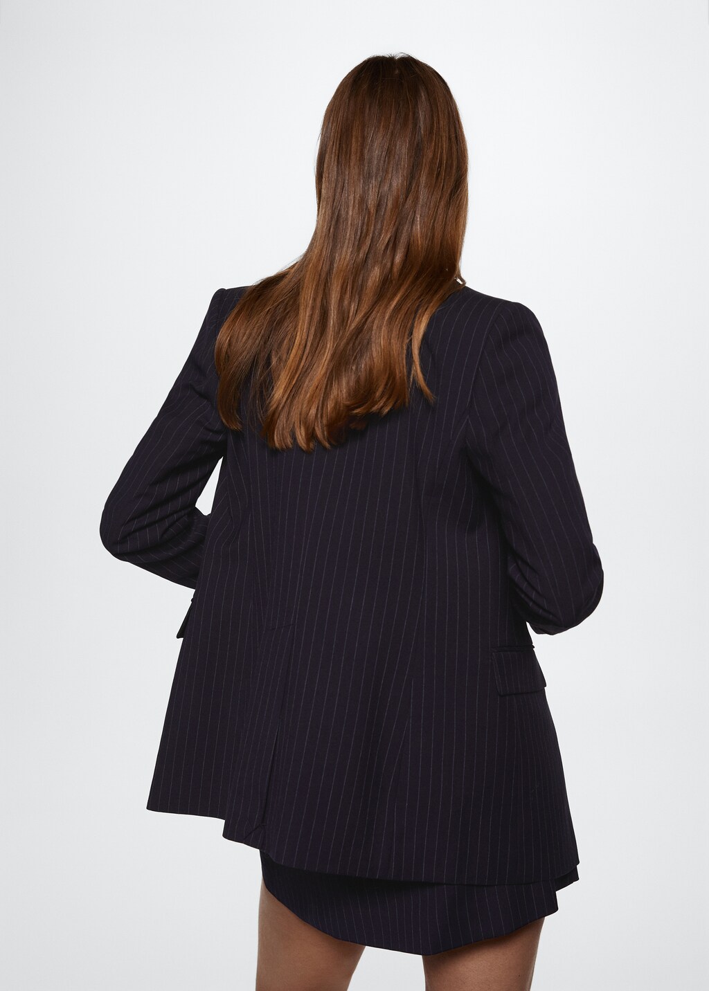 Pinstripe blazer - Reverse of the article