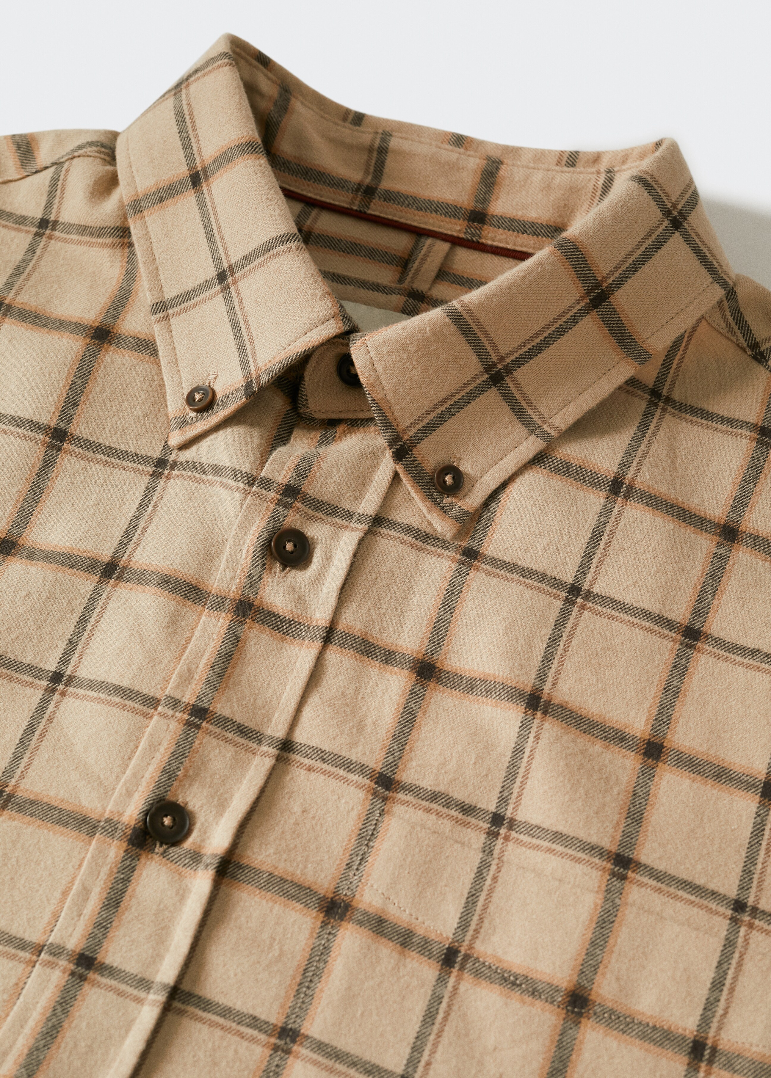 Checked flannel shirt - Details of the article 8