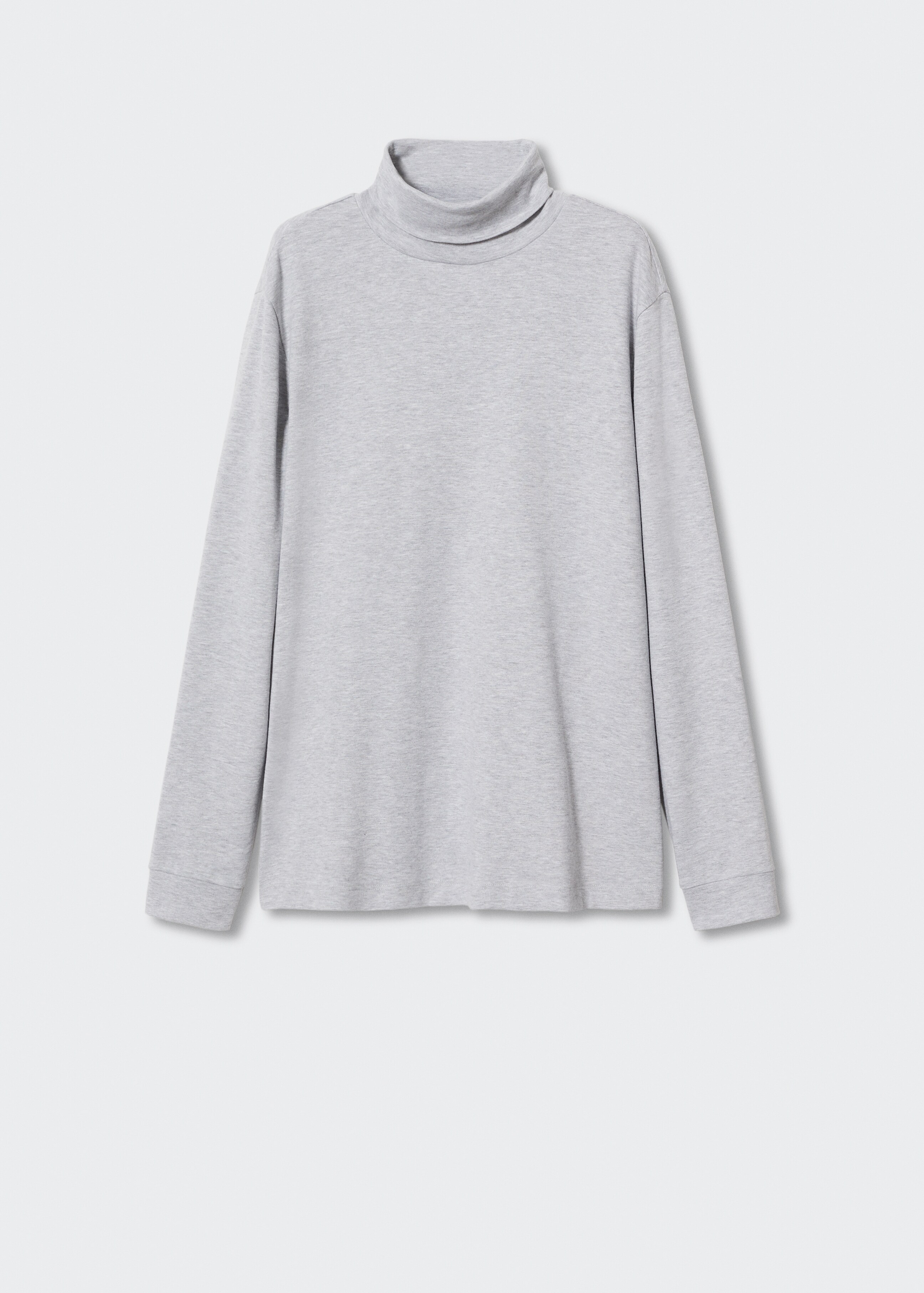 Turtleneck cotton T-shirt - Article without model