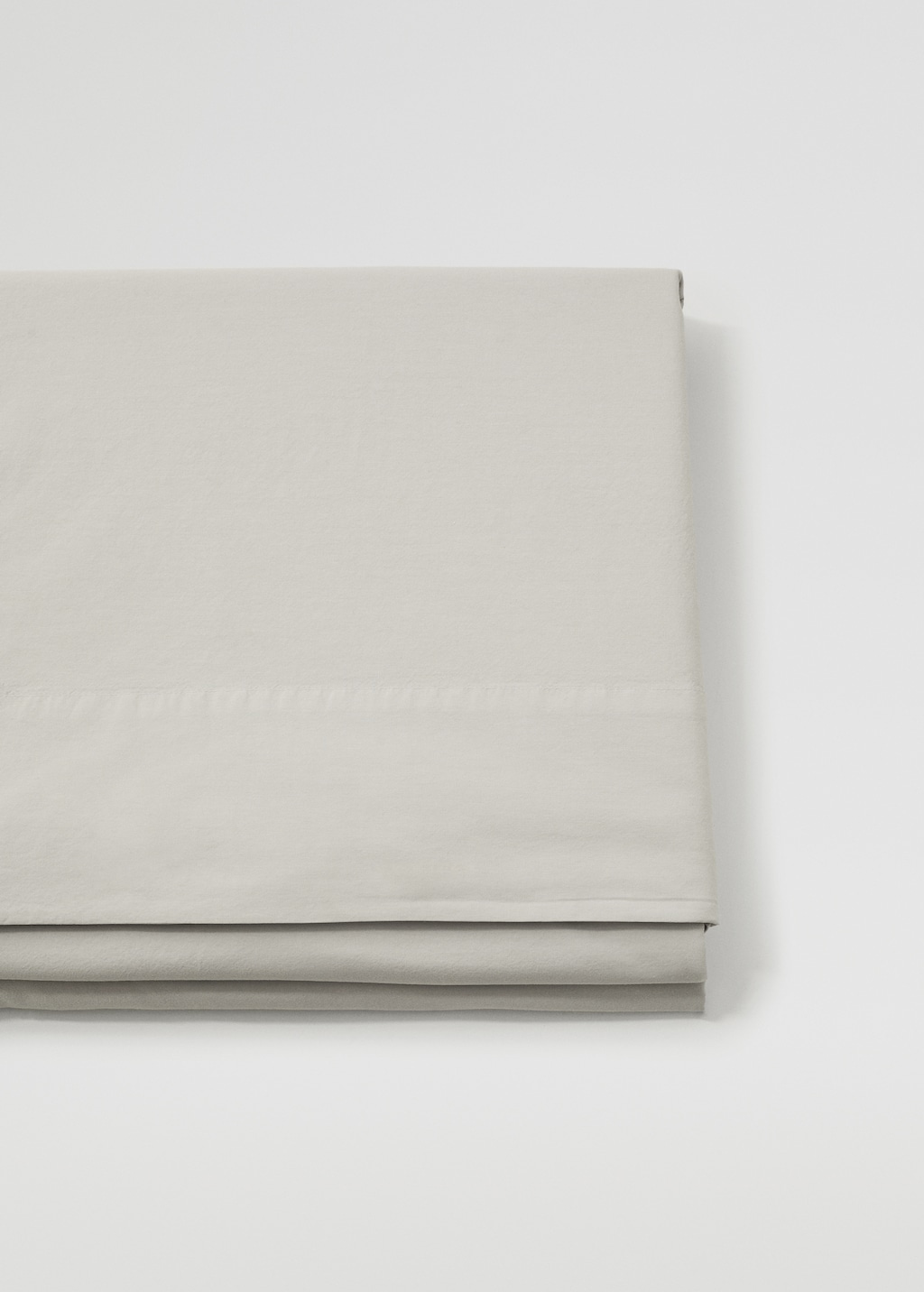 Cotton percale flat sheet (300 threads) 160x280cm - Article without model