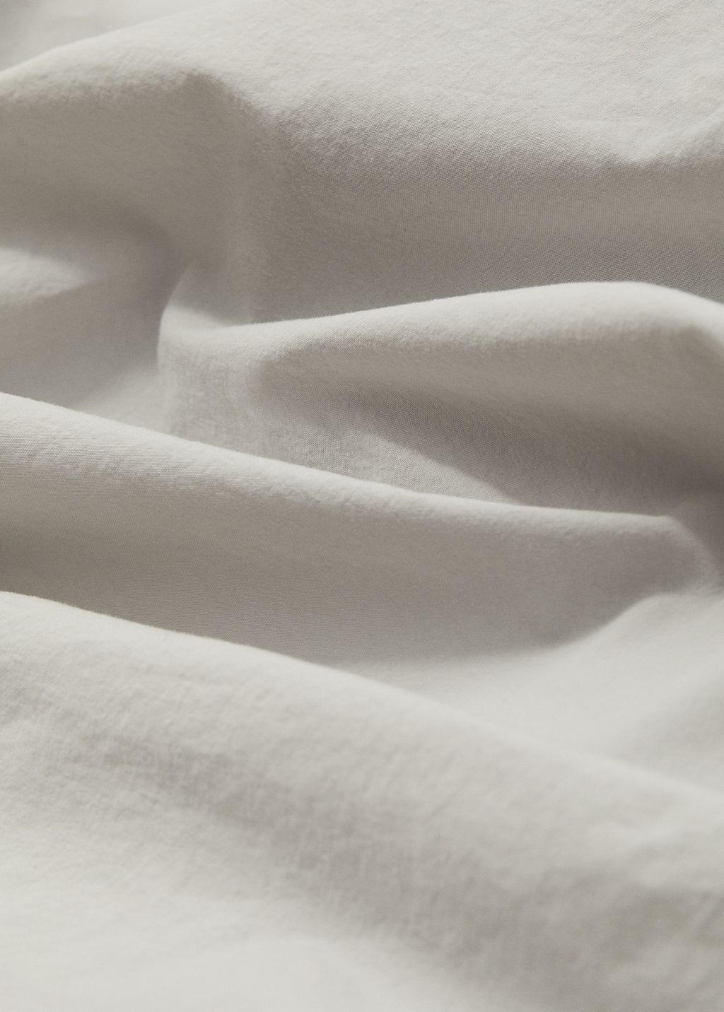 Cotton percale flat sheet (300 threads) 160x280cm - Details of the article 2