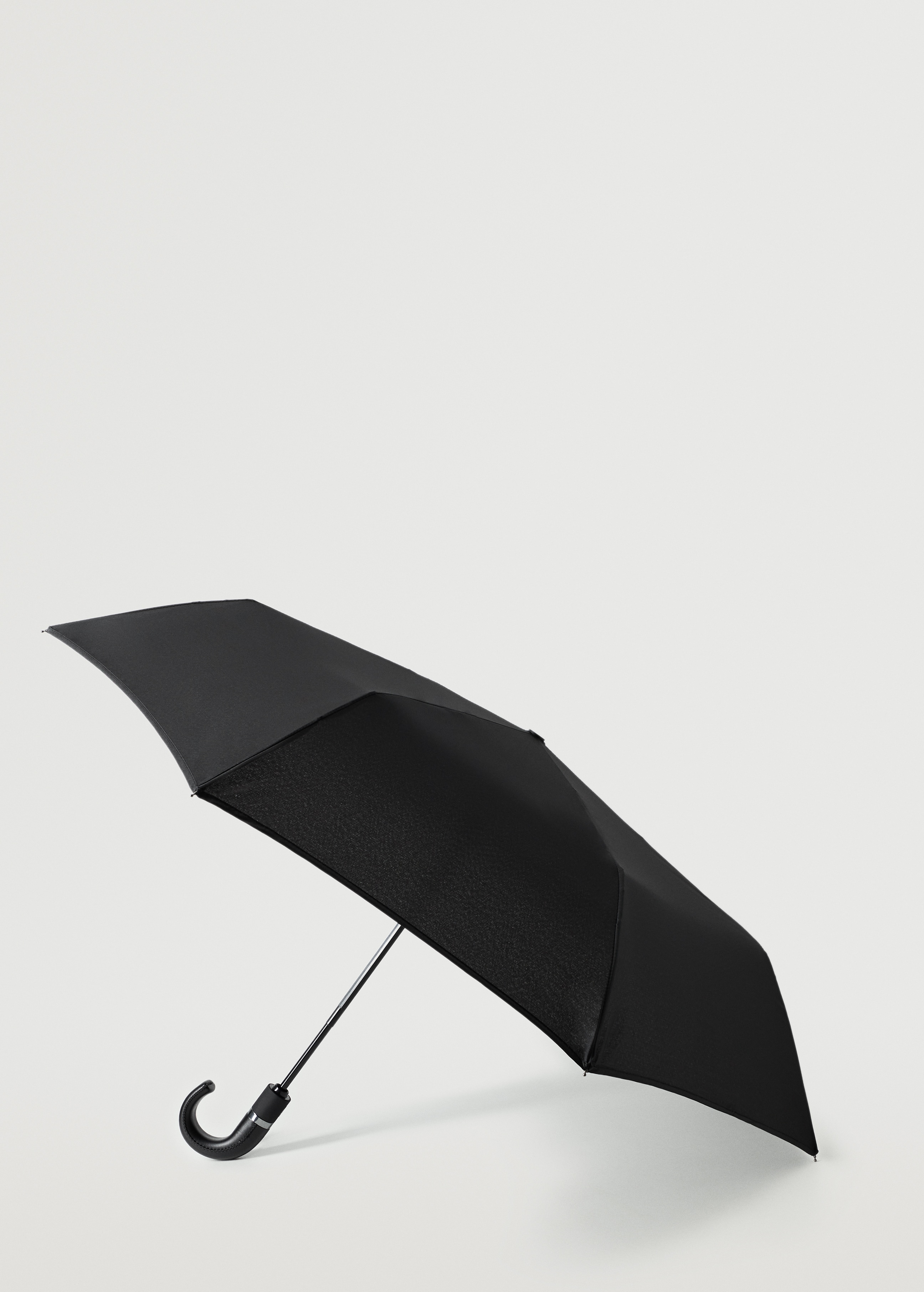 Faltbarer Regenschirm, unifarben - Mittlere Ansicht