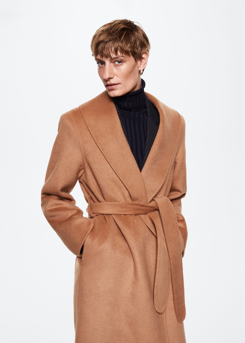 Mango hotsell camel coat