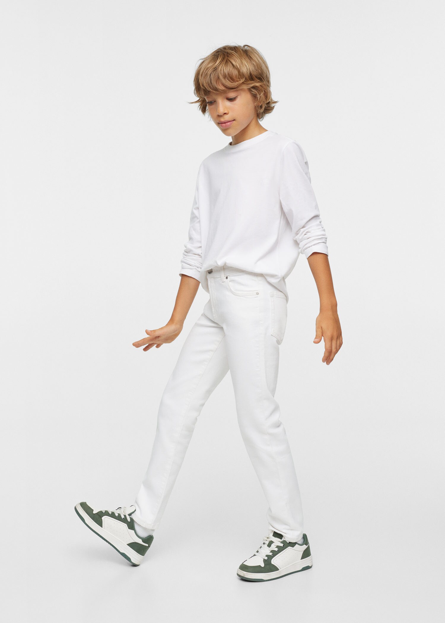 Boys' White-C Flat Front Dress Pants – SPRING NOTION