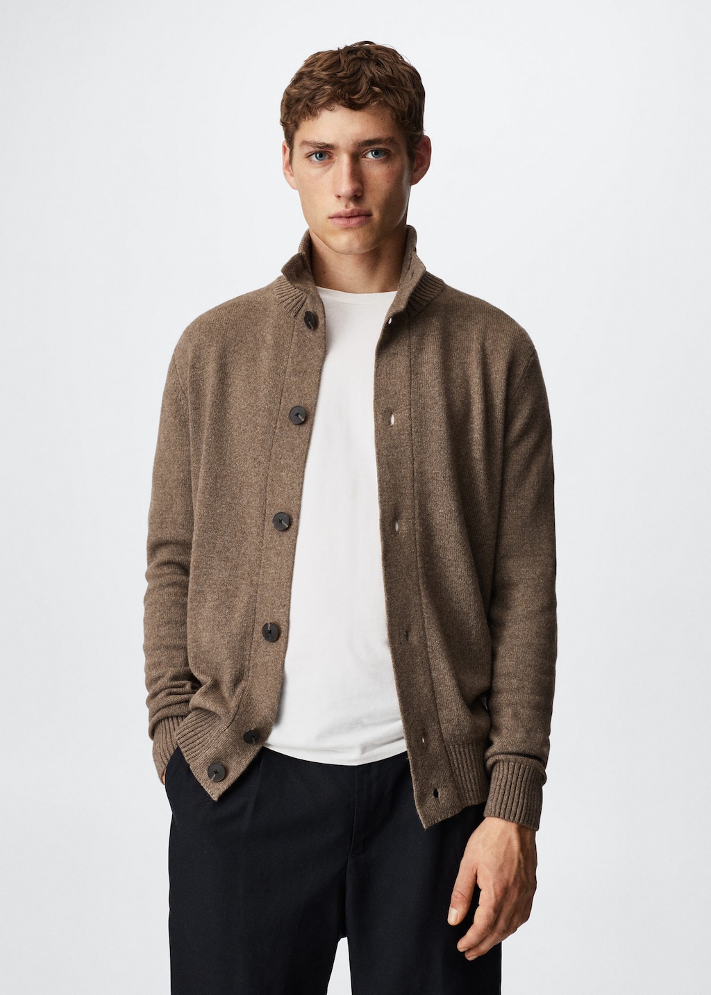 Mango mens shop cardigan