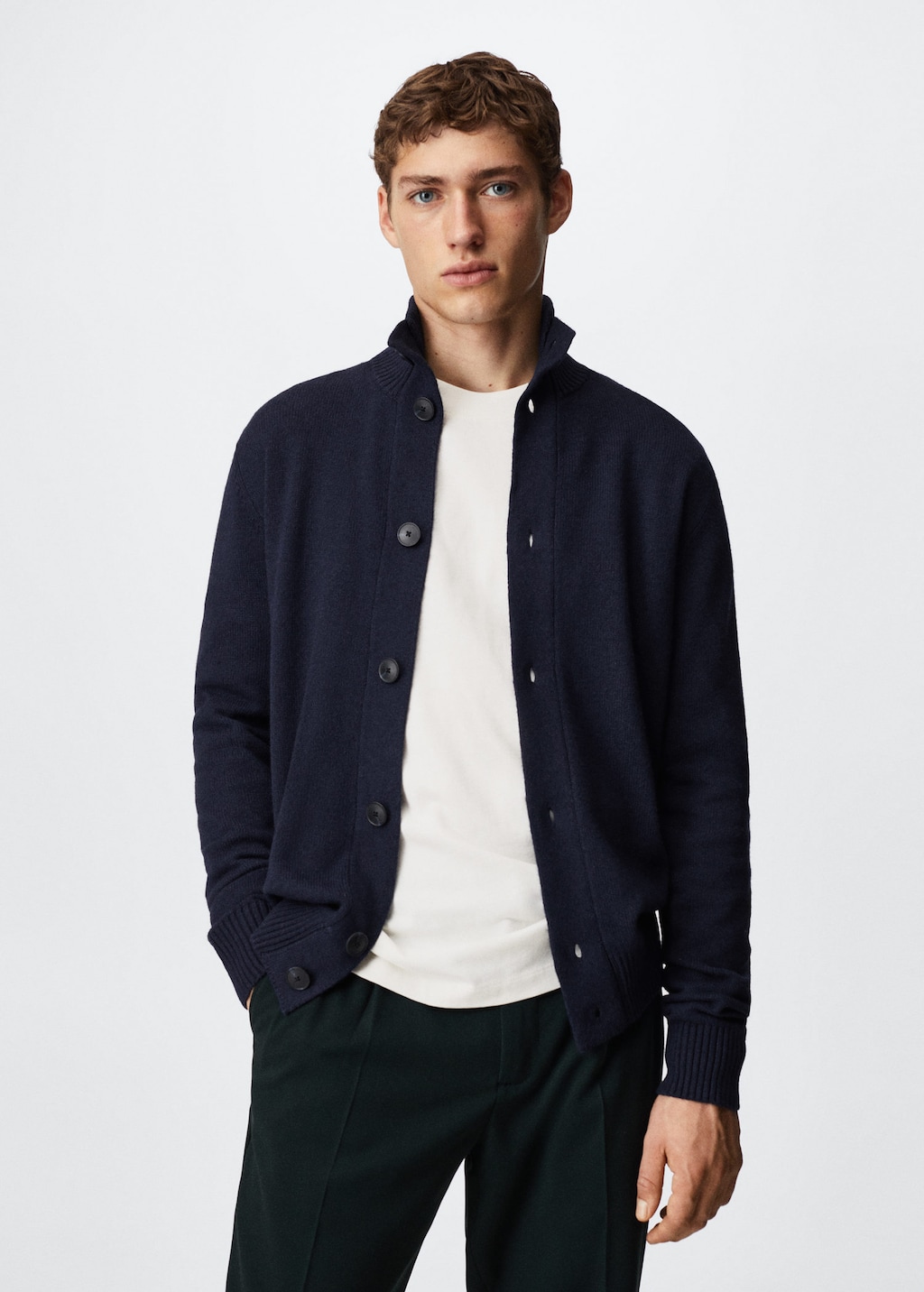 Mango 2024 mens cardigan