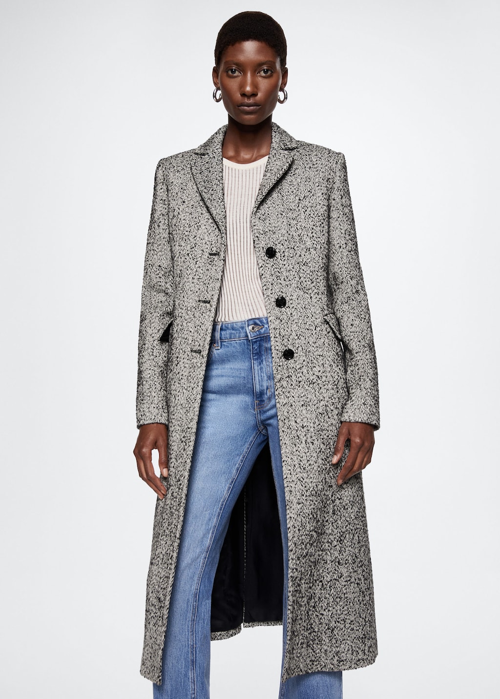 Grey 2025 mango coat