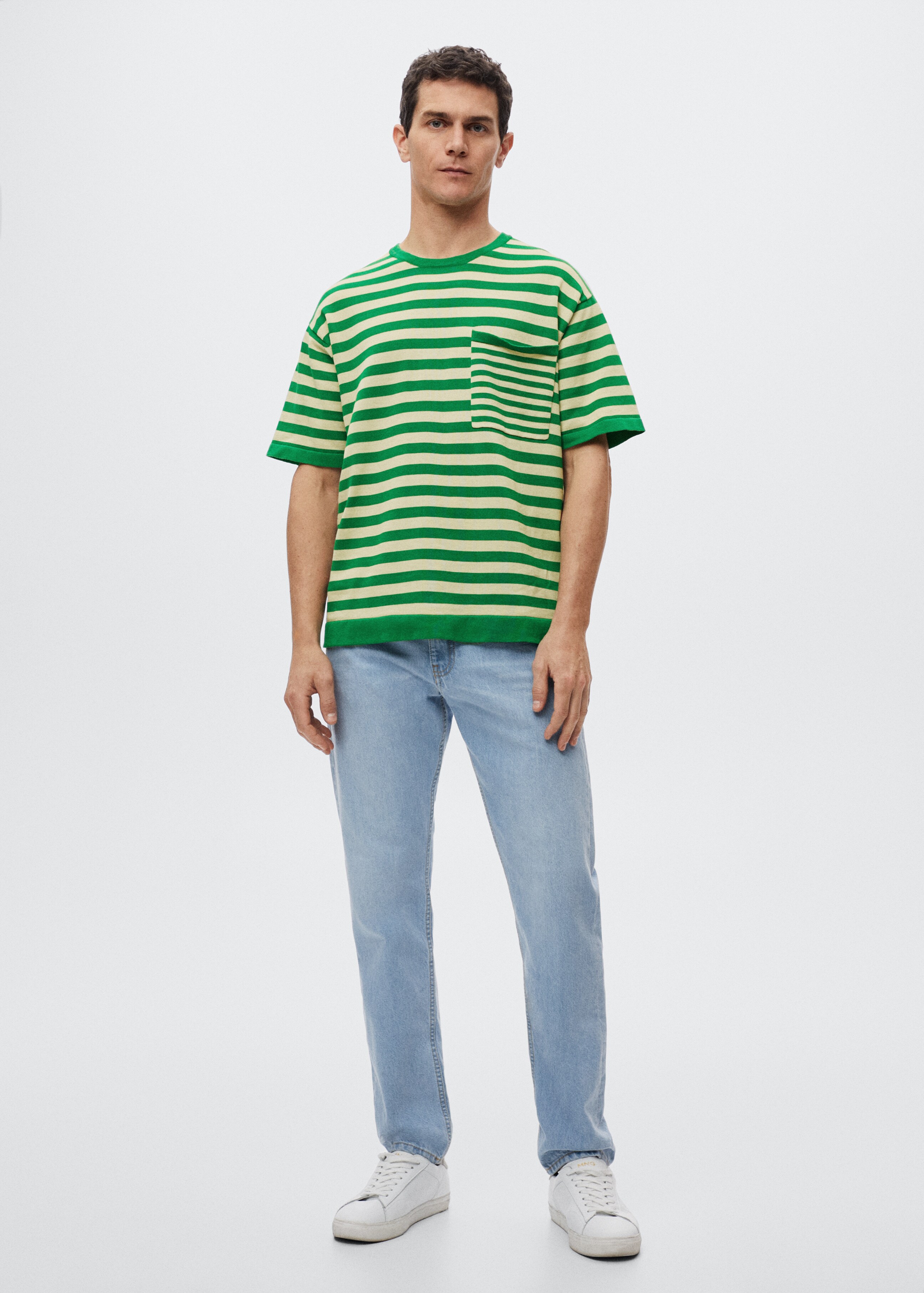 Striped jersey T-shirt - General plane