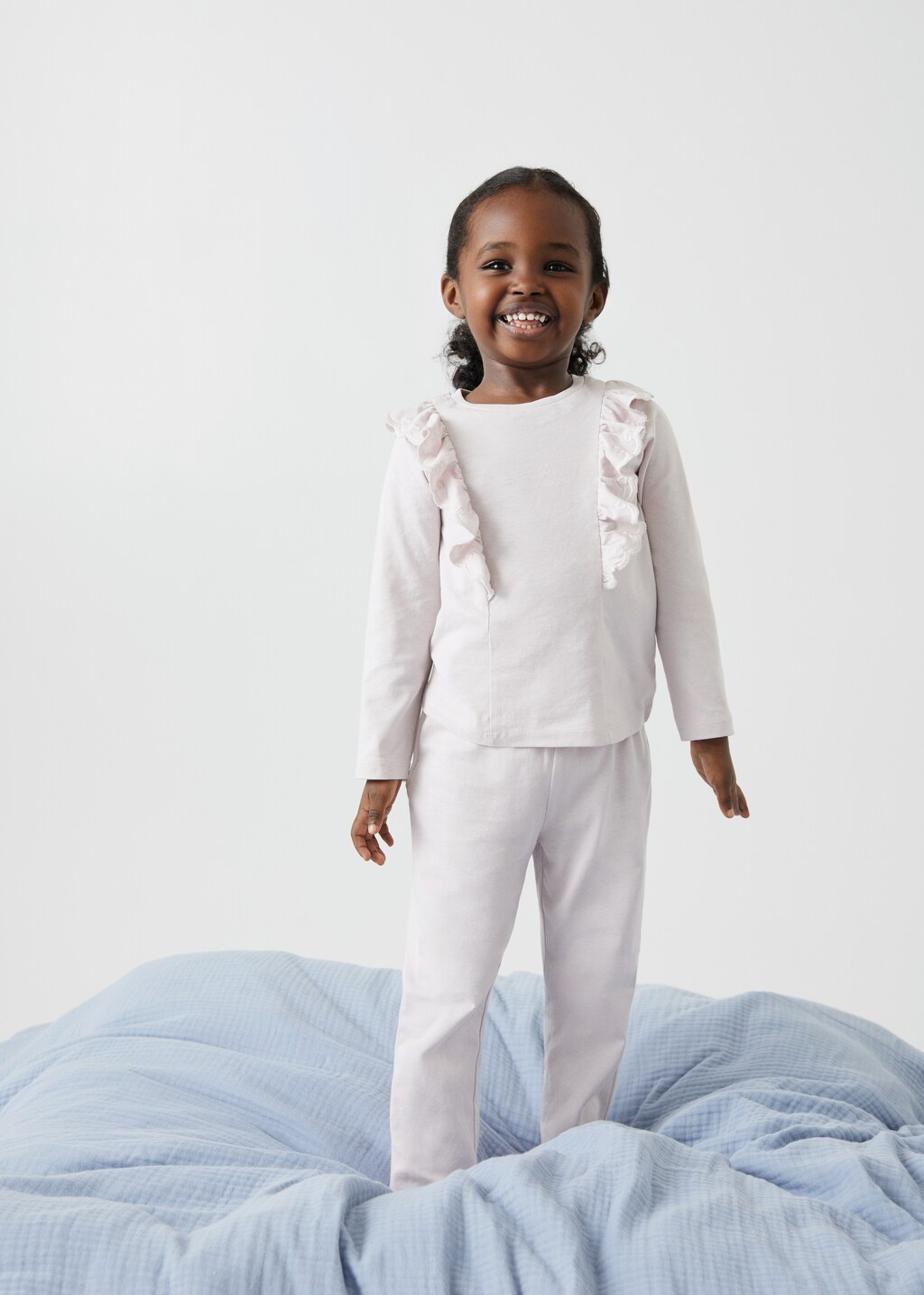 Ruffled cotton pyjamas - General plane