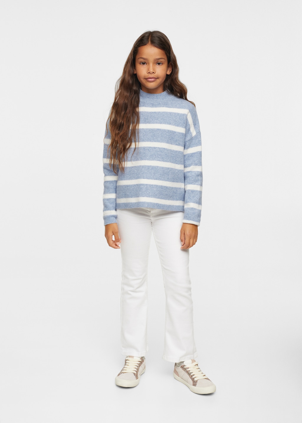 Striped knit sweater - General plane