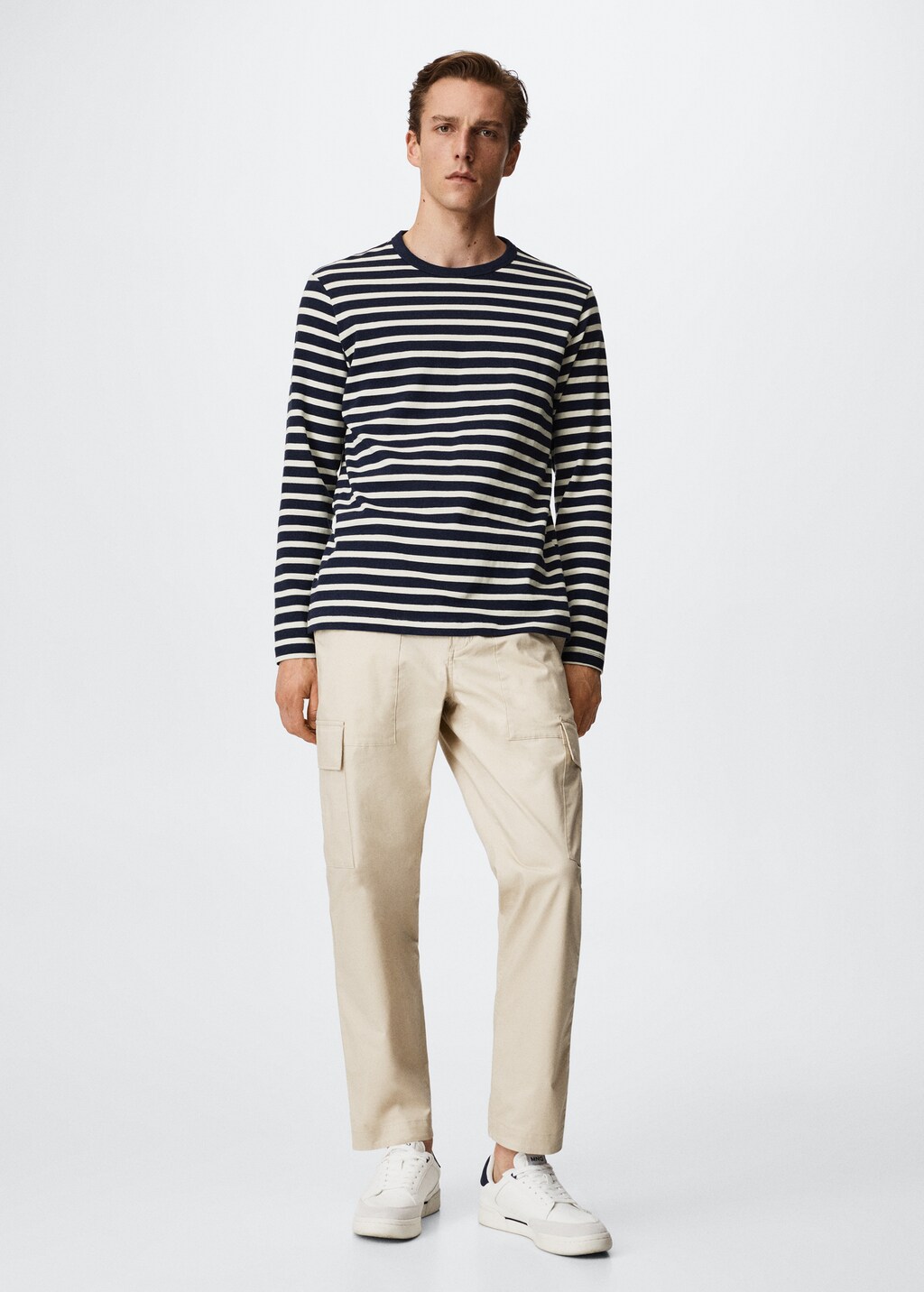 Striped long sleeves t-shirt - General plane