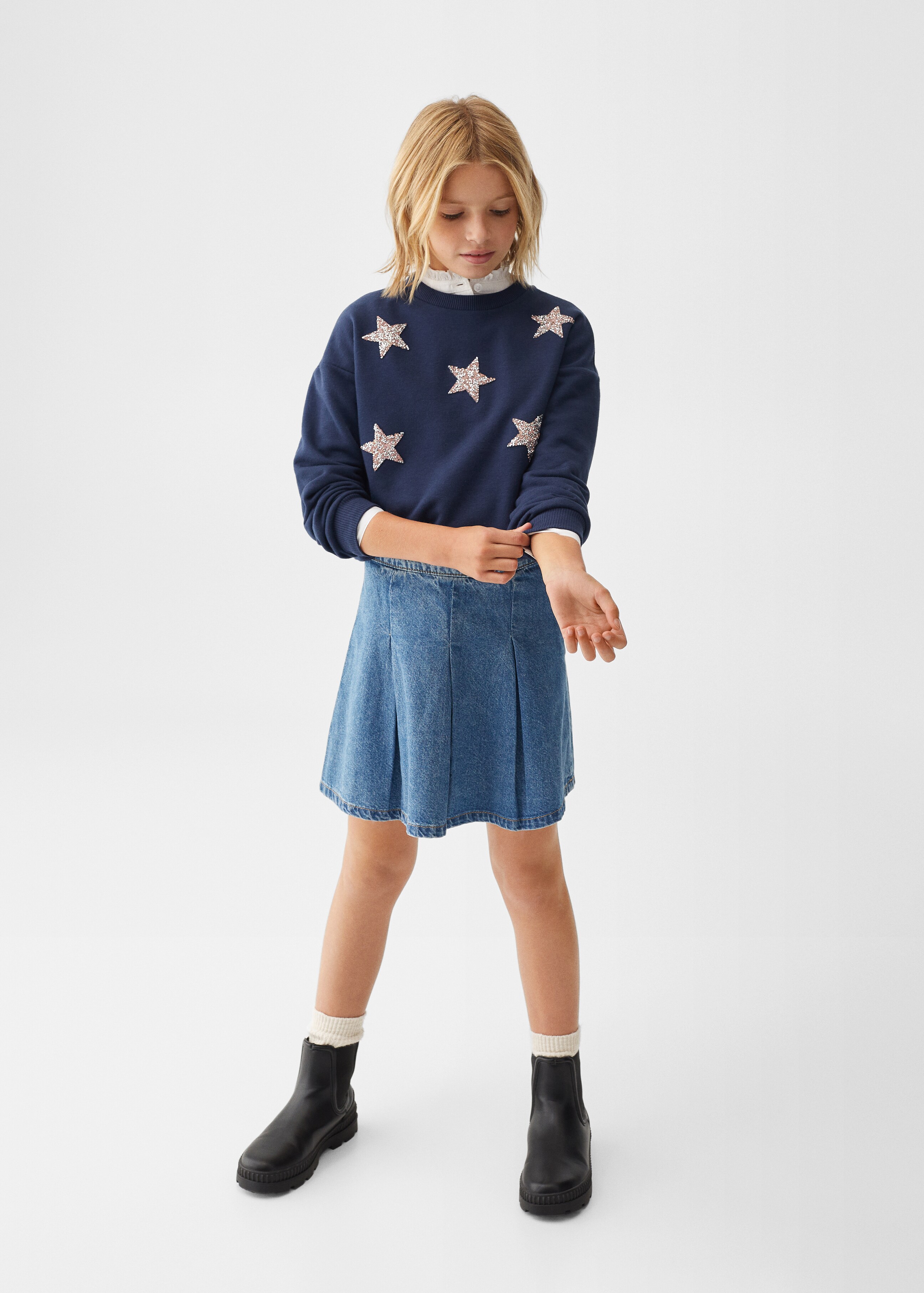 Stars beaded sweatshirt - General plane