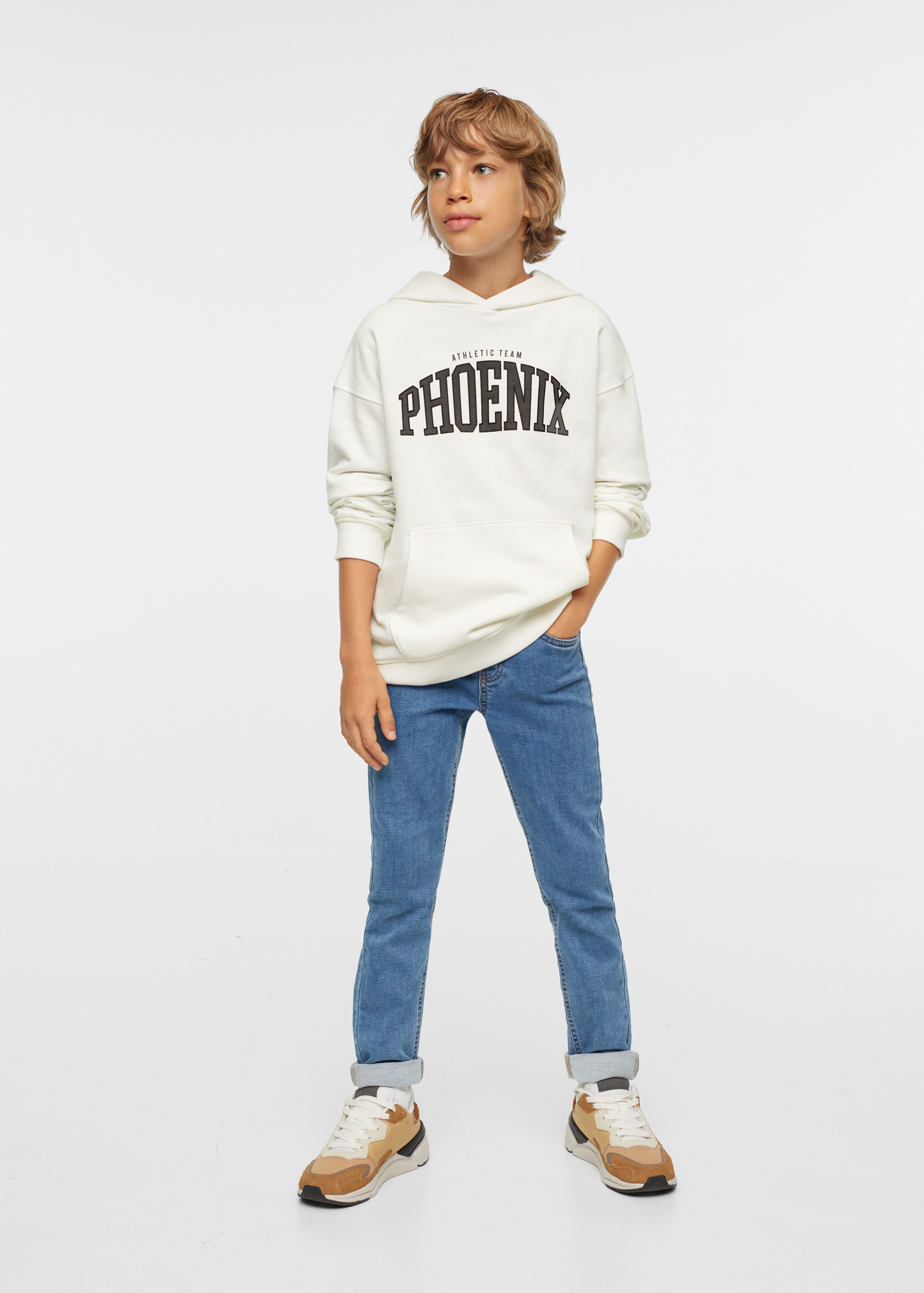 Printed cotton sweatshirt - General plane