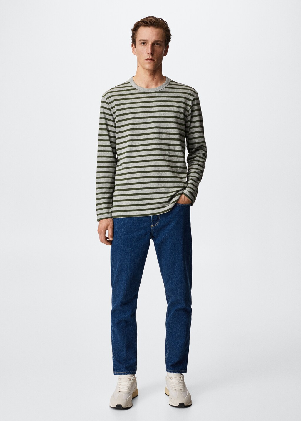 Striped long sleeves t-shirt - General plane