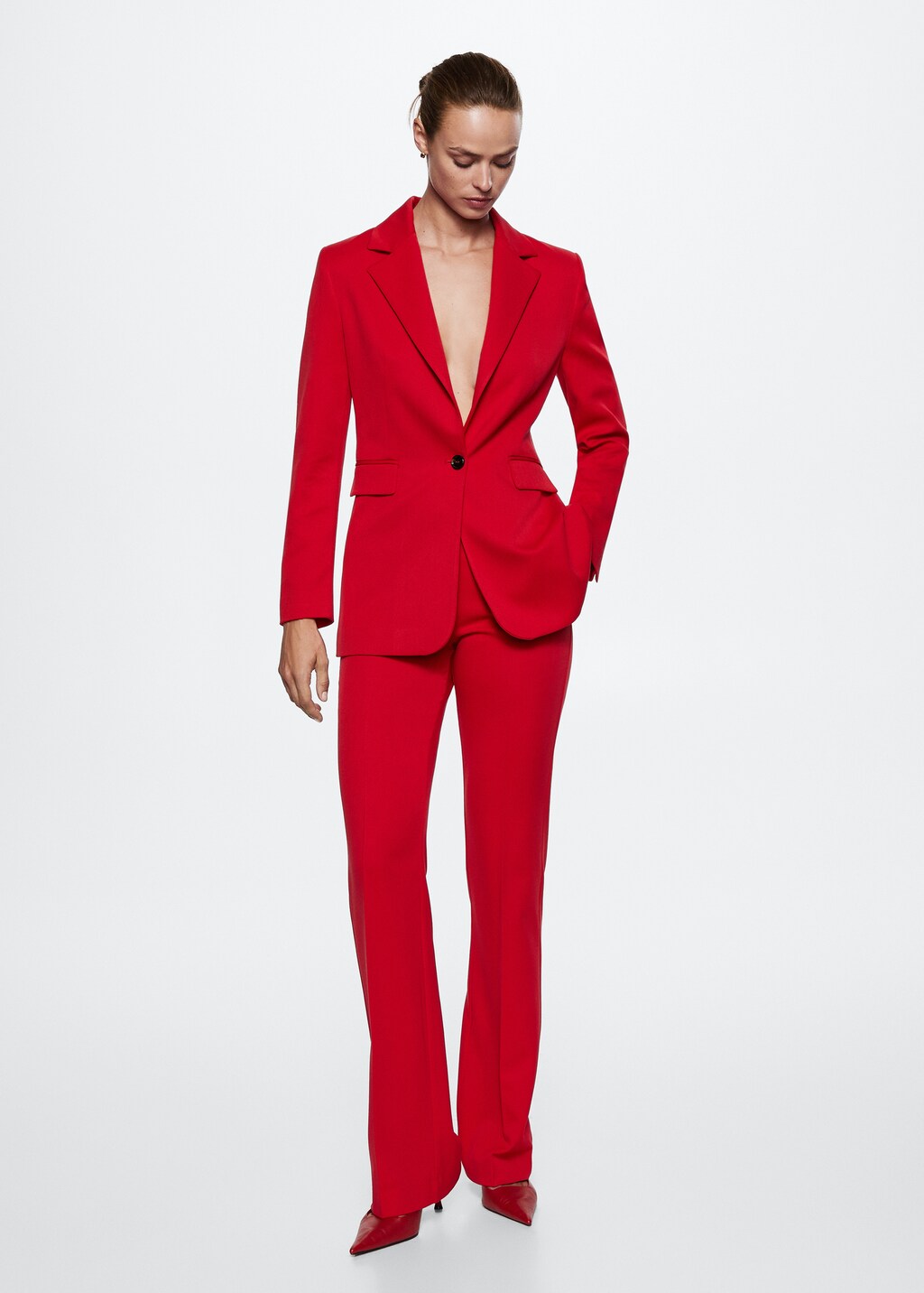 Straight suit pants - General plane