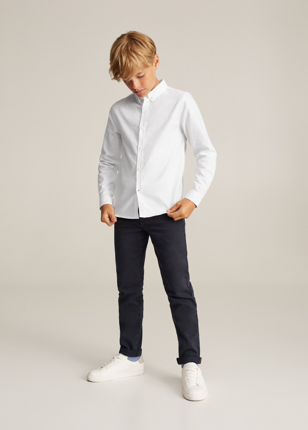 Oxford cotton shirt - General plane