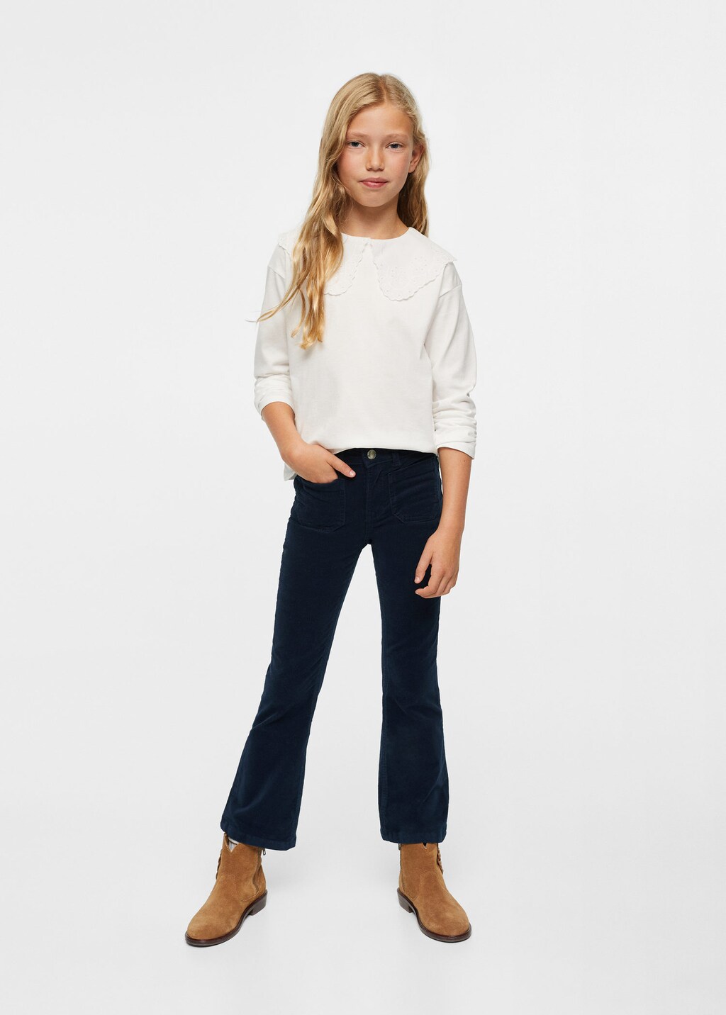 Jean Culotte para niña Mango Kids