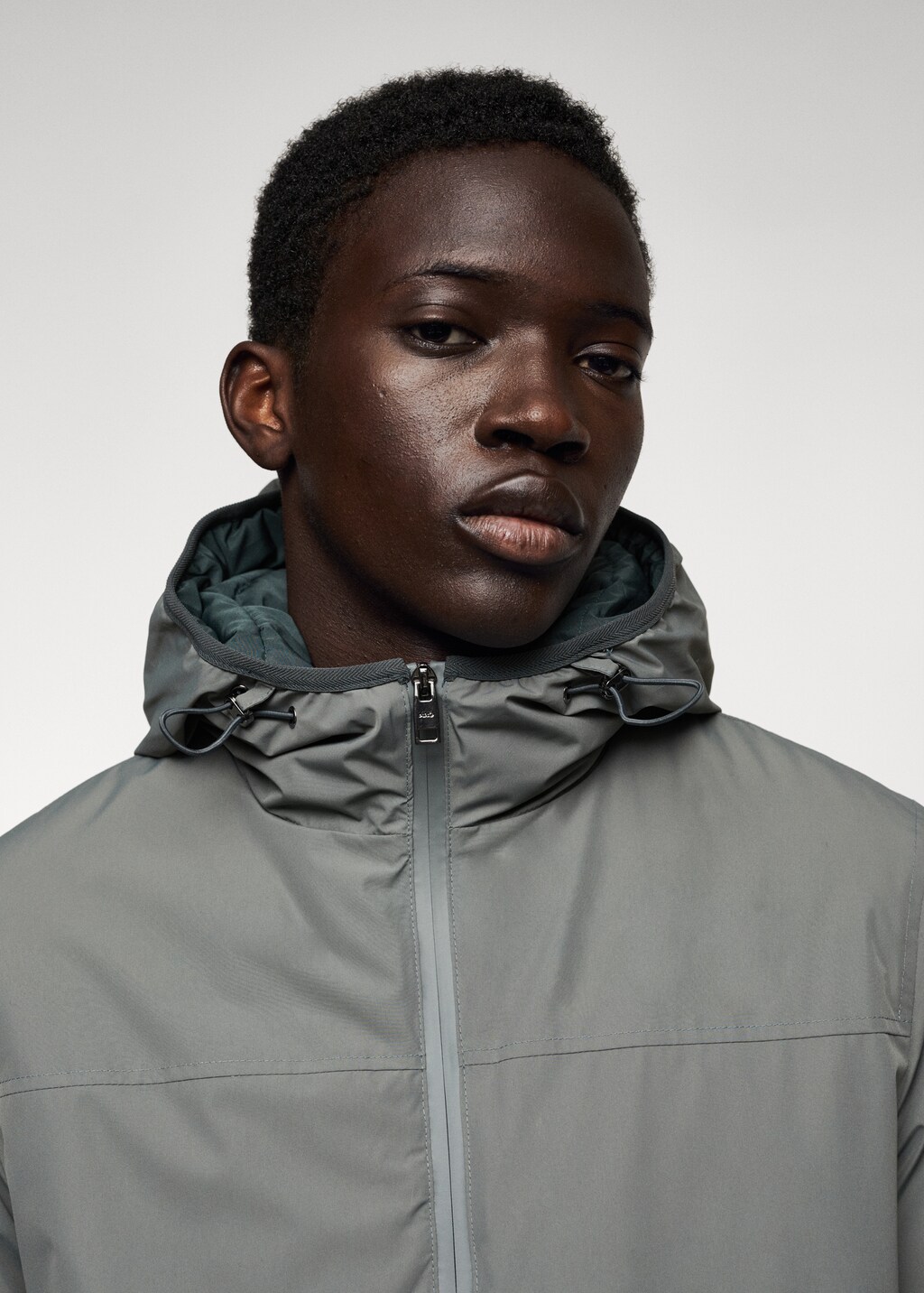 Raincoat hooded jacket - Details of the article 1