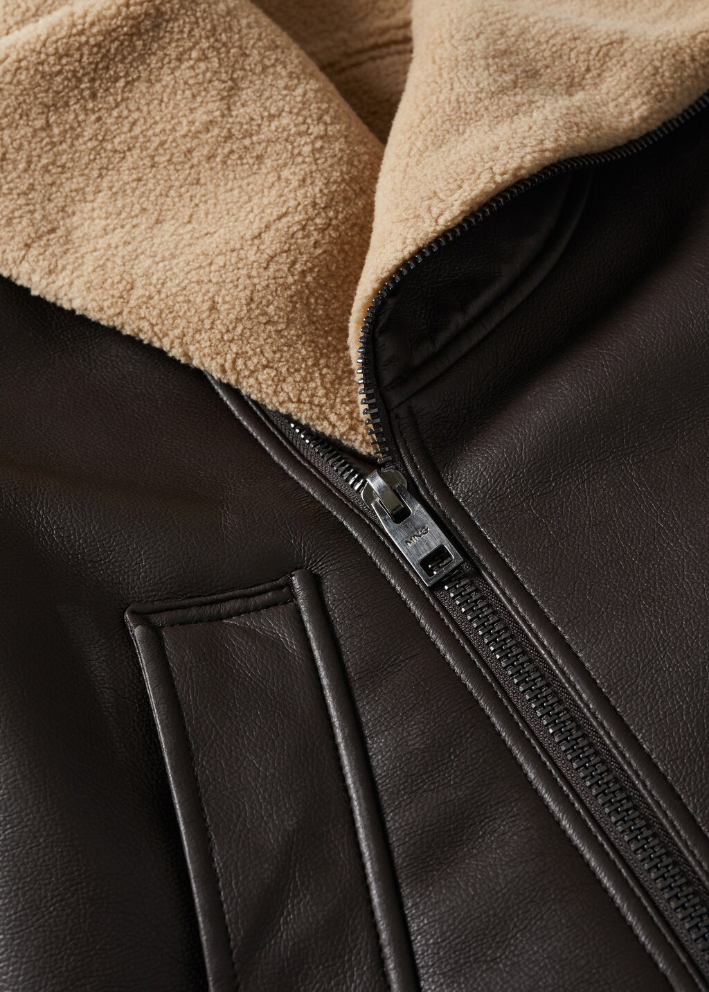 Faux shearling-lined jacket - Details of the article 8