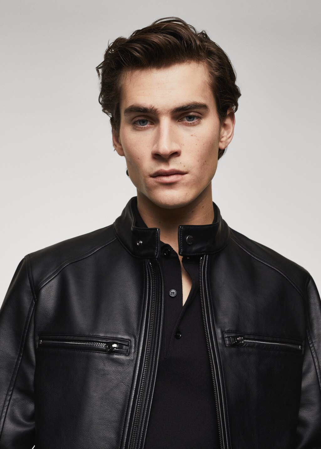 Faux leather jacket - Details of the article 1