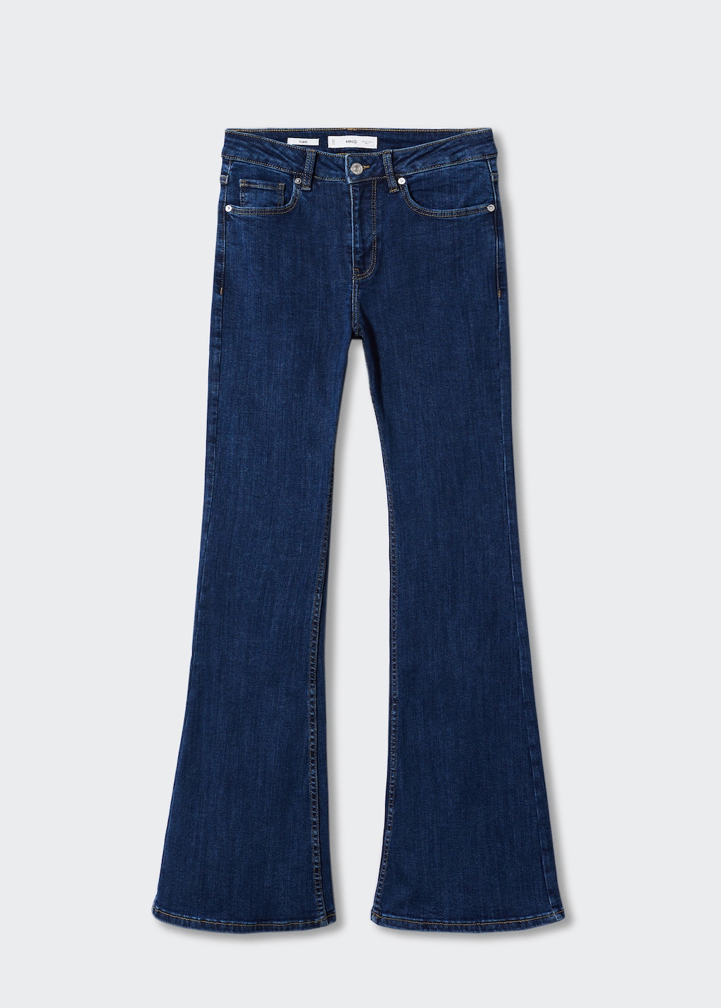 Medium-rise flared jeans  - Article without model