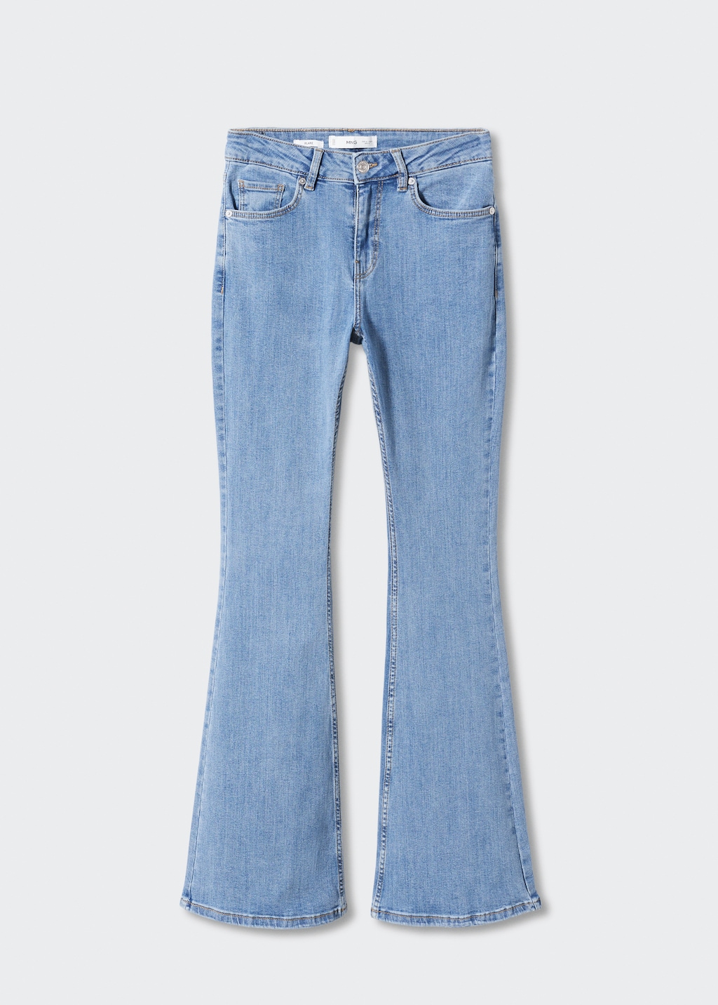 Medium-rise flared jeans  - Article without model