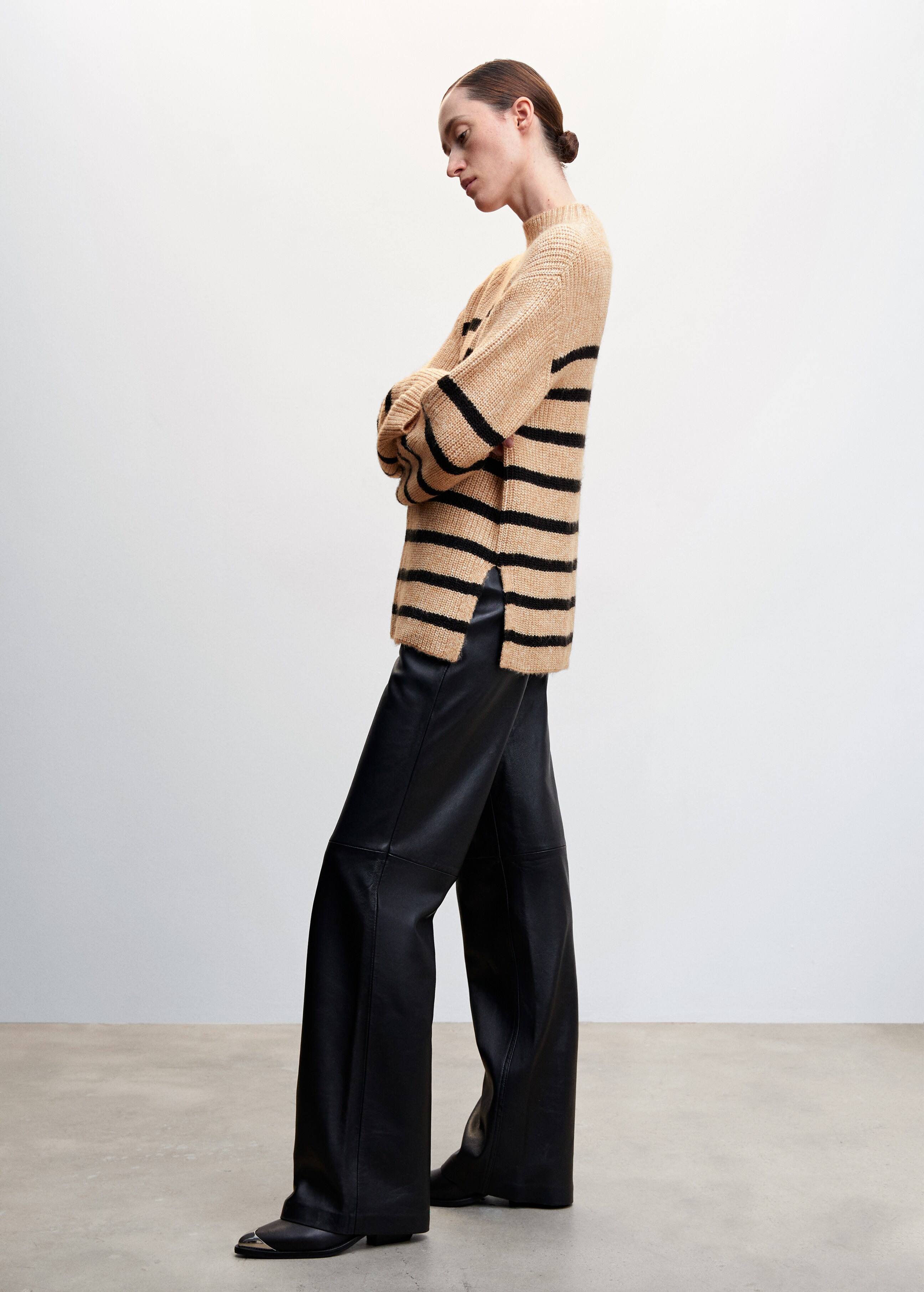 Striped knit sweater - Details of the article 6