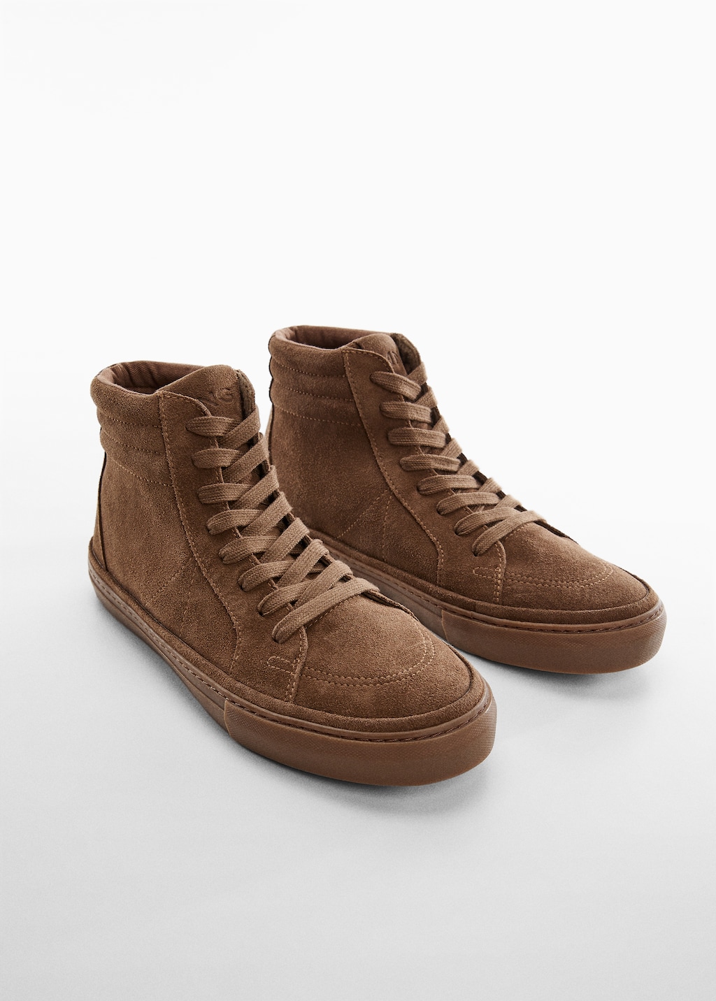 Ankle boot leather trainers - Medium plane