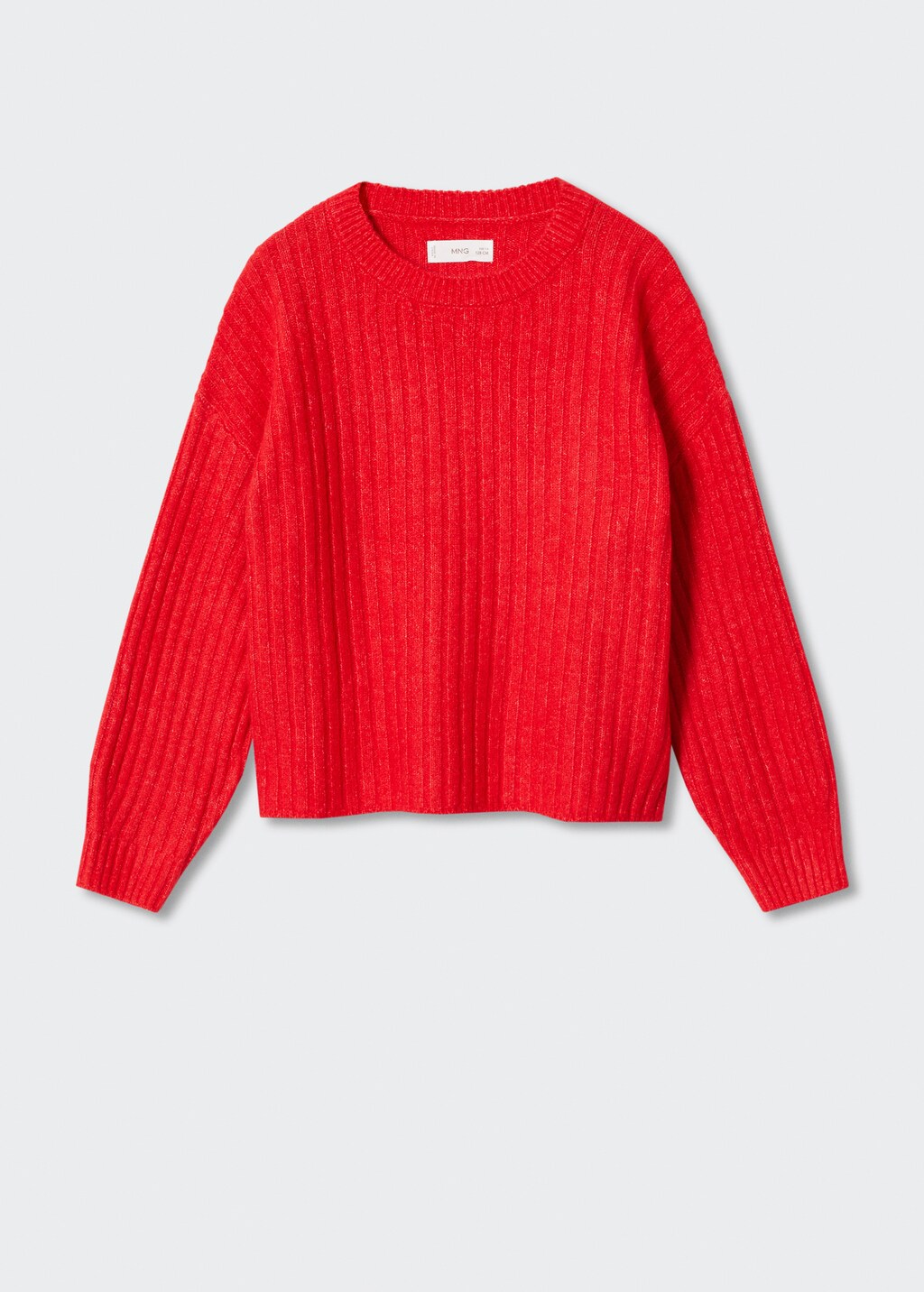 Ribbed knit sweater - Article without model