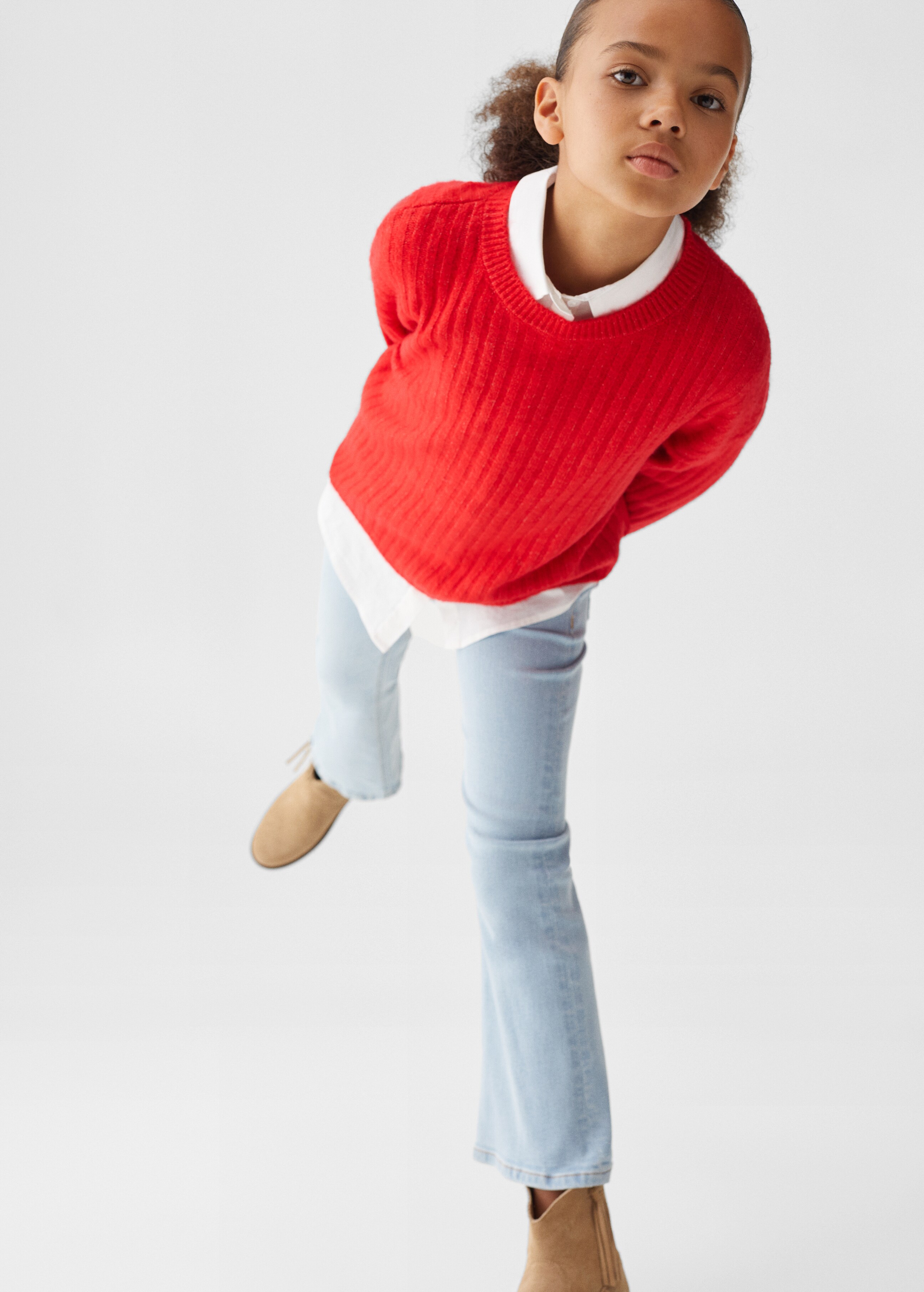 Ribbed knit sweater - Details of the article 2
