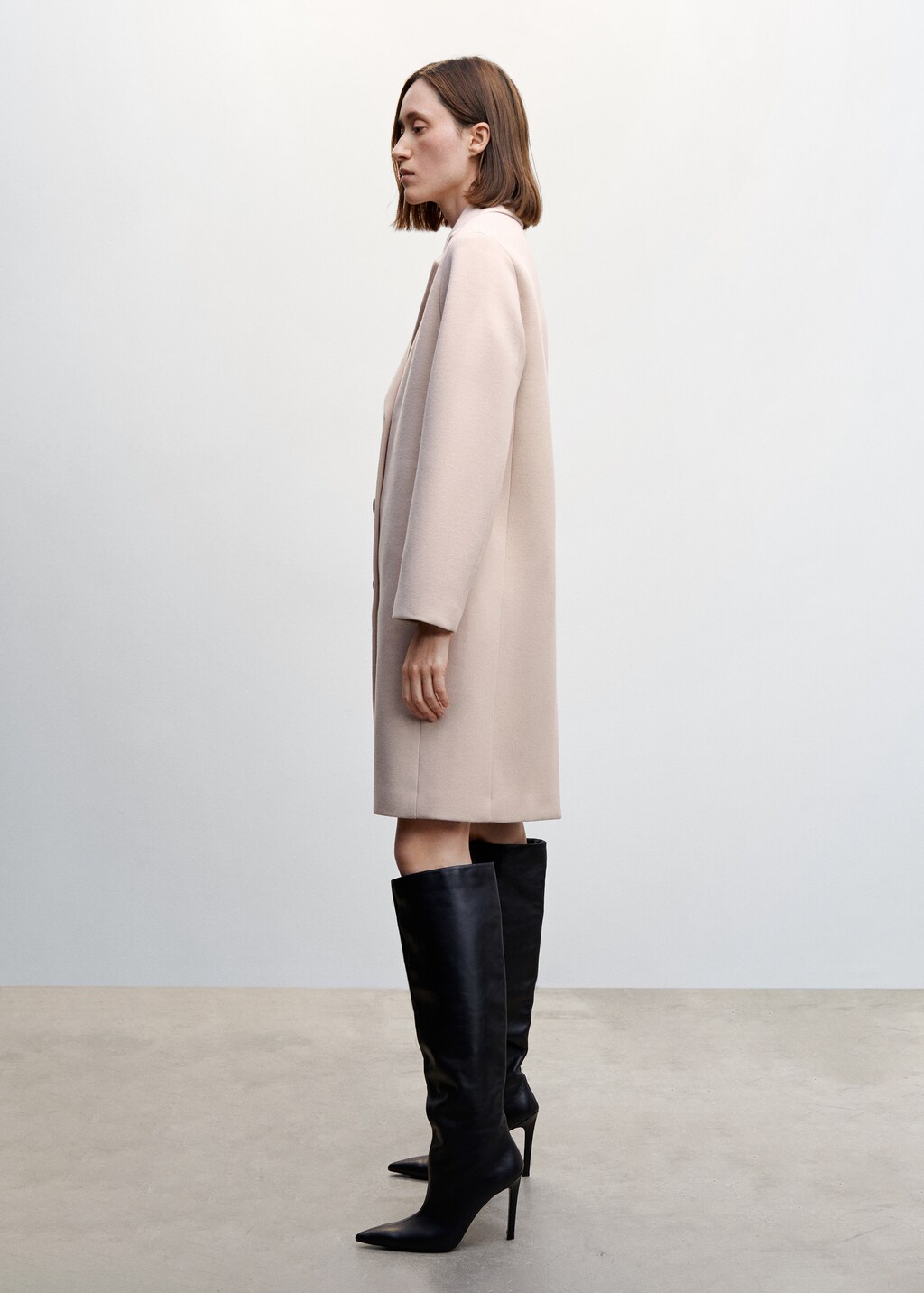 Buttoned wool coat - Details of the article 6