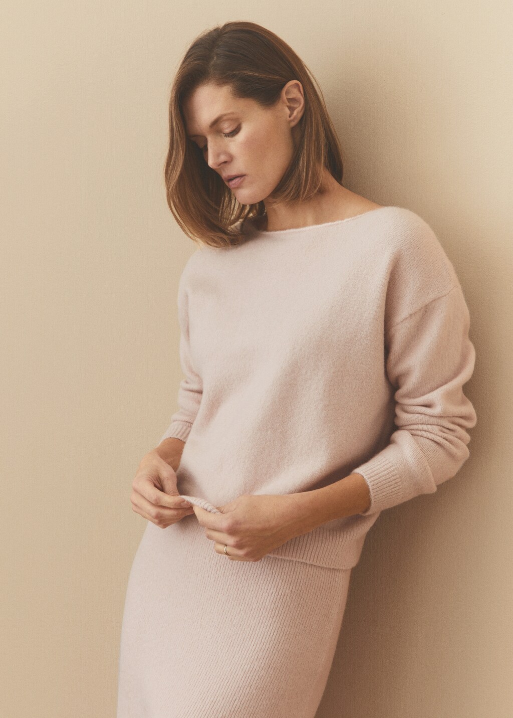 Boat-neck knitted sweater - Details of the article 7