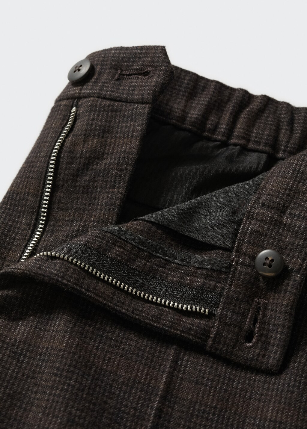 Slim-fit cotton trousers - Details of the article 8