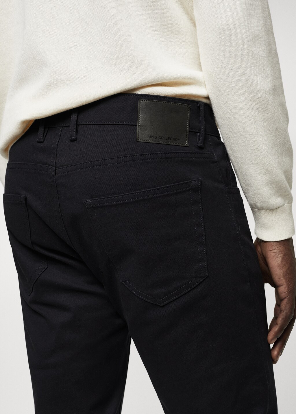 Pantalón tejanero slim fit sarga - Detalle del artículo 4