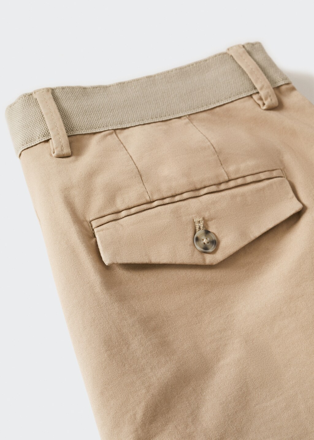 Cotton tapered crop pants - Details of the article 8