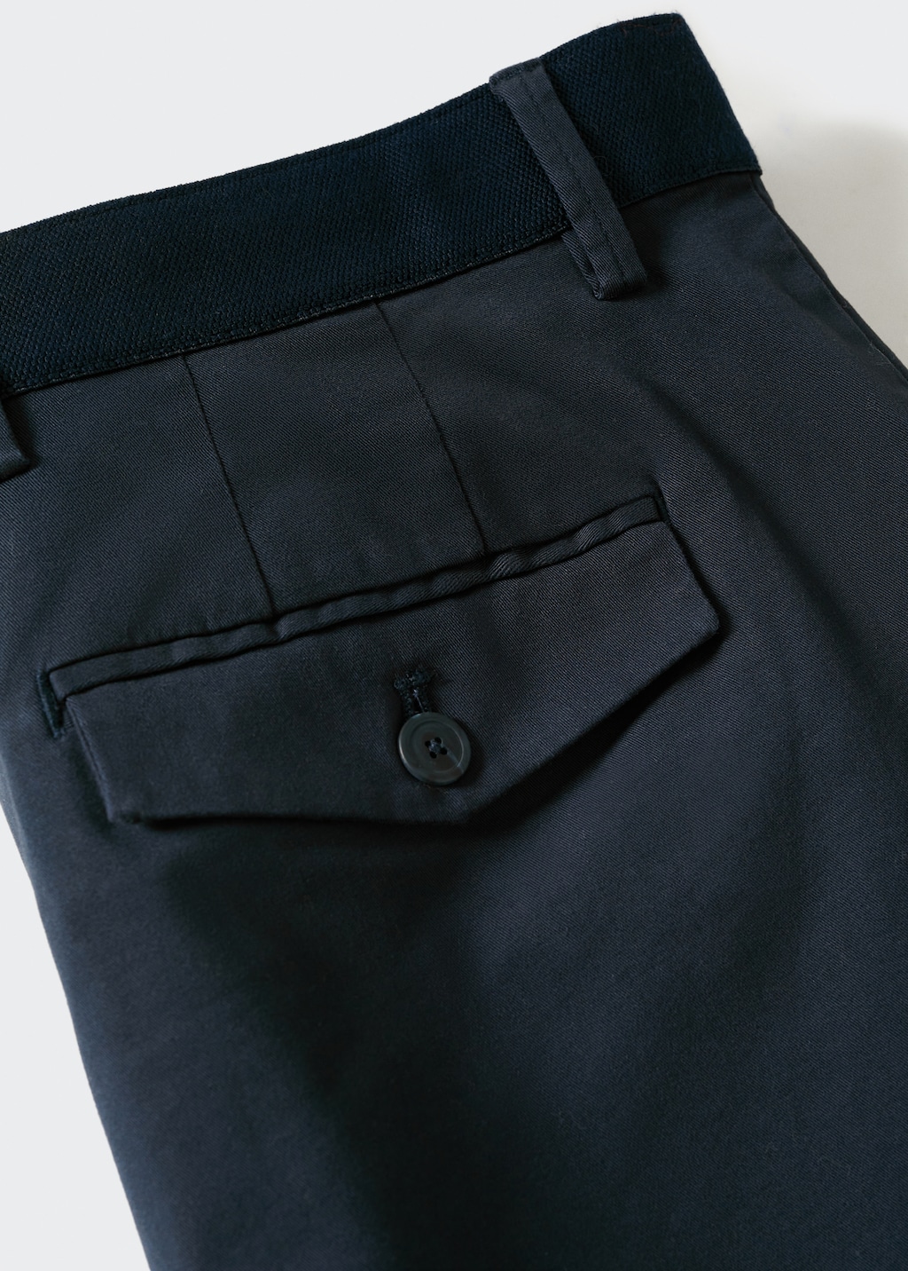 Cotton tapered crop pants - Details of the article 8