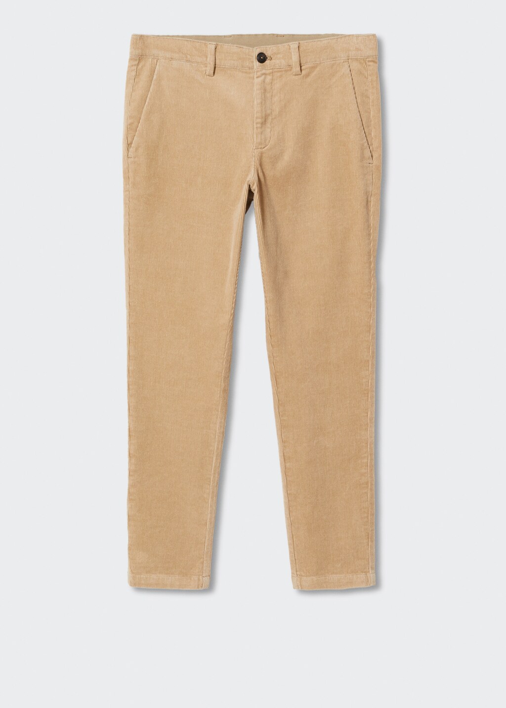 Tapered cropped corduroy trousers - Article without model