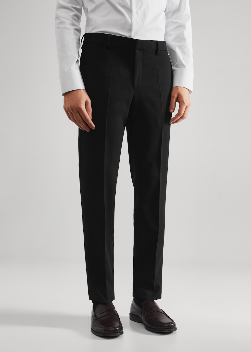 Pantalón traje super slim fit - Plano medio