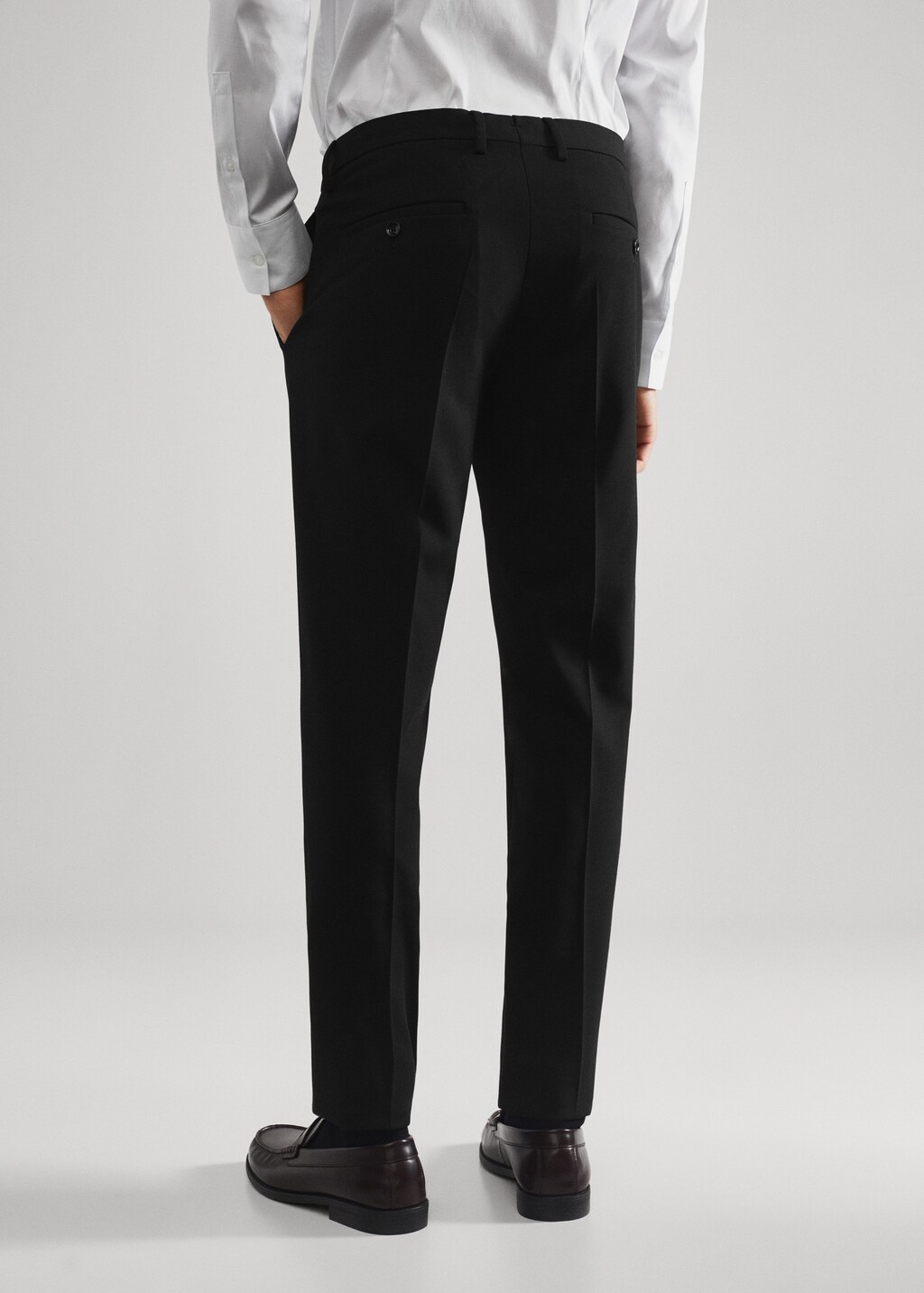 Super slim fit suit pants - Reverse of the article