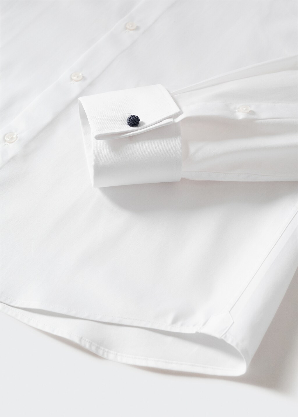 Slim-fit suit shirt cufflinks - Details of the article 8