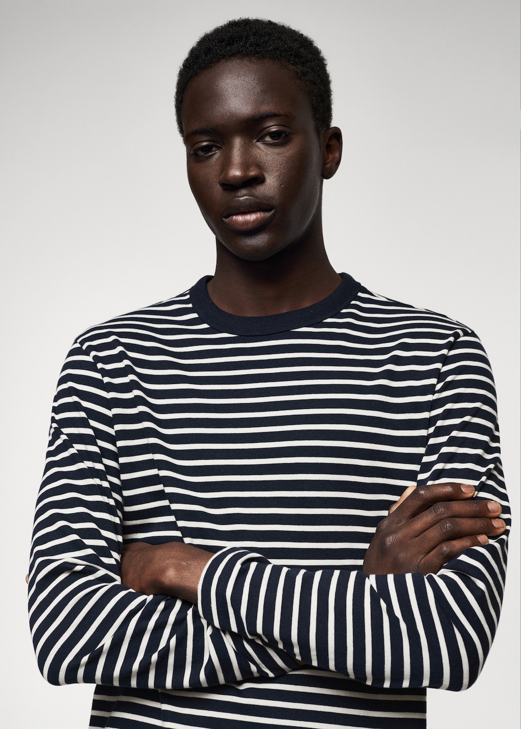 Striped long sleeves t-shirt - Details of the article 1