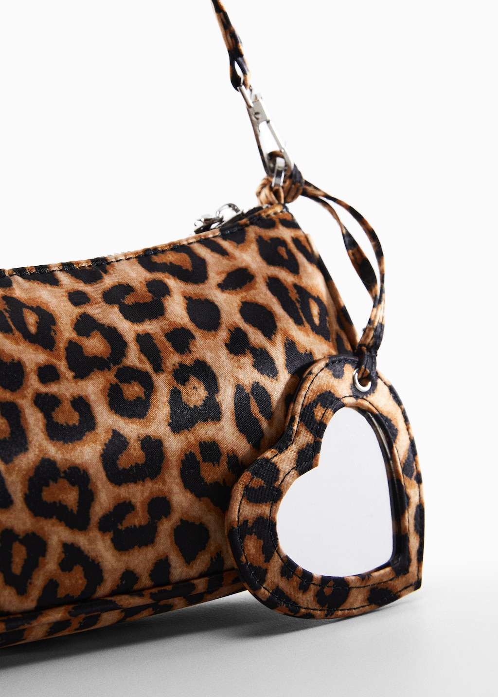 Animal print handbag with mirror detail - Details of the article 5