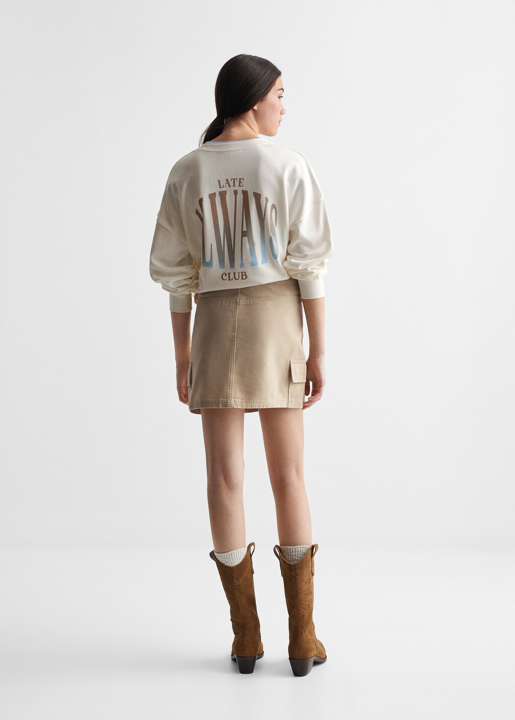 Cargo miniskirt - Reverse of the article